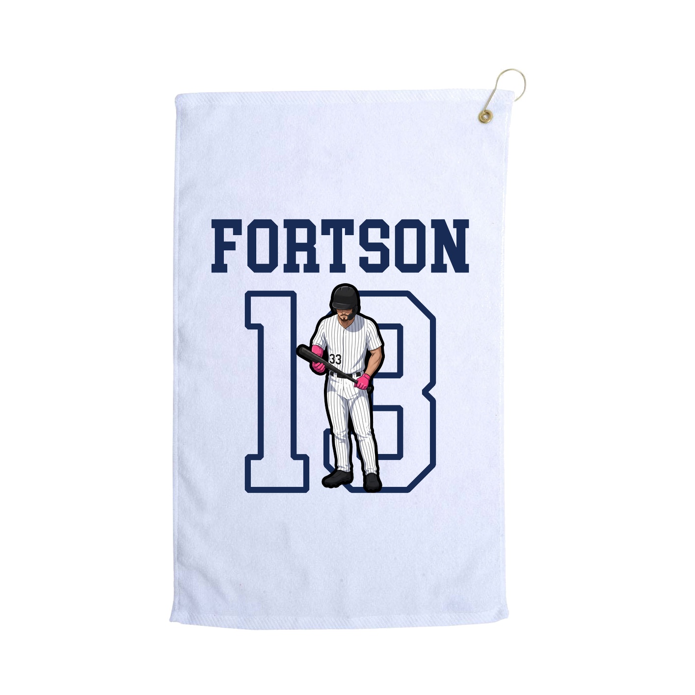 Golf Towel — Shirsey in White