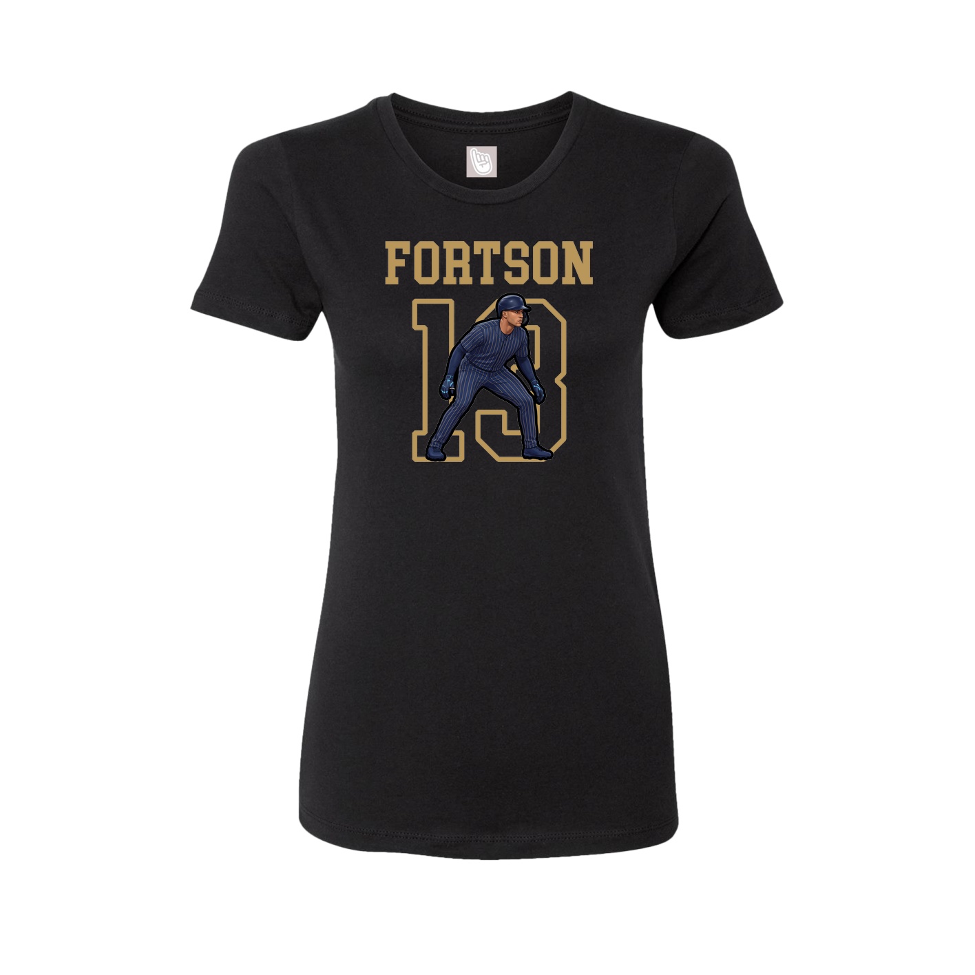 Fitted Women's Tee — Shirsey in Black