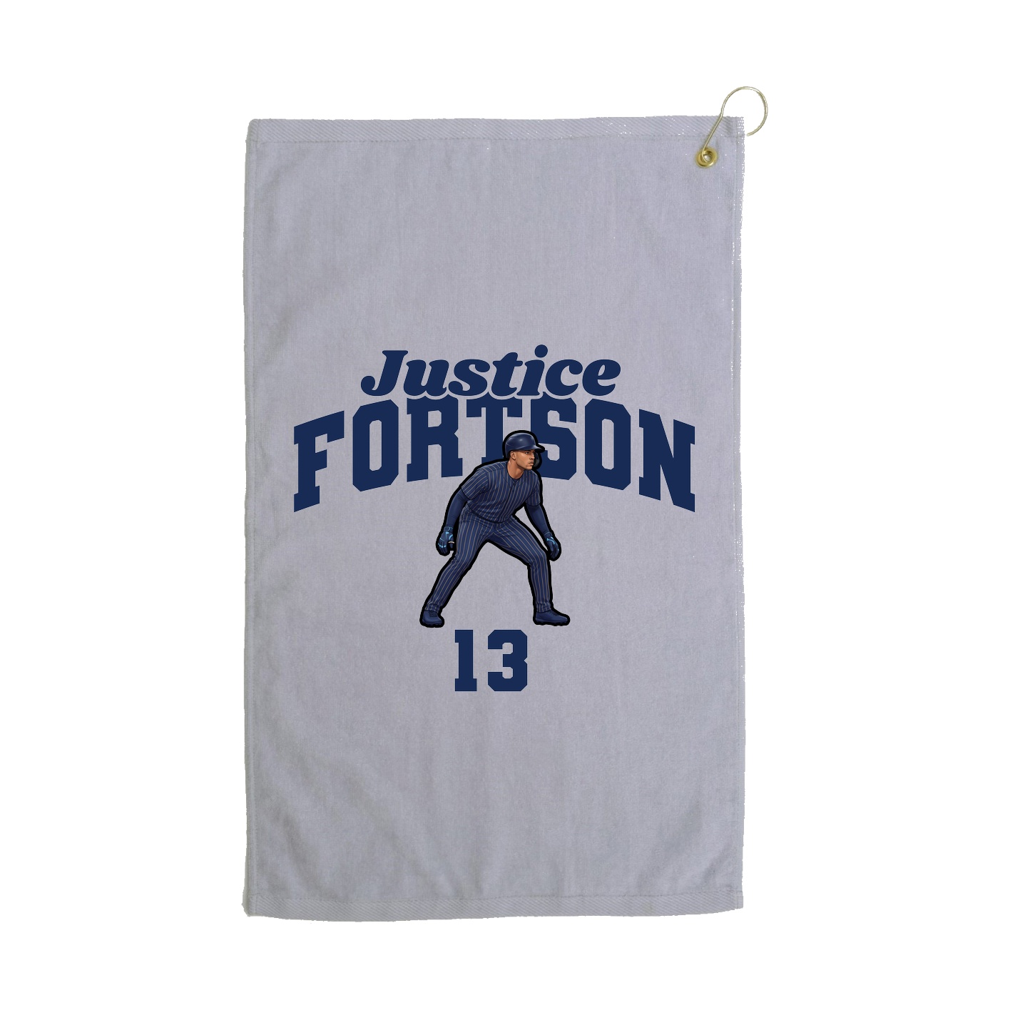 Golf Towel — Signature Arch in Grey