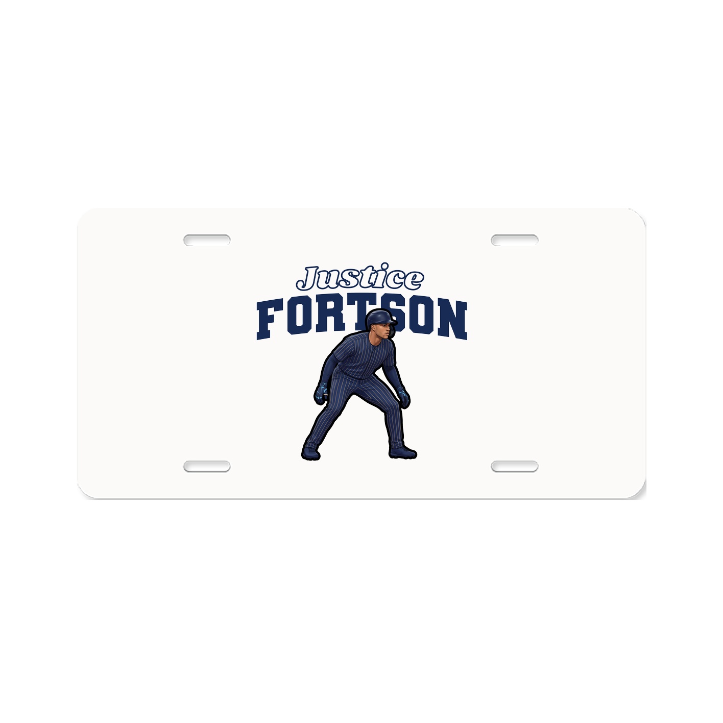 License Plate — Name Arch in Classic