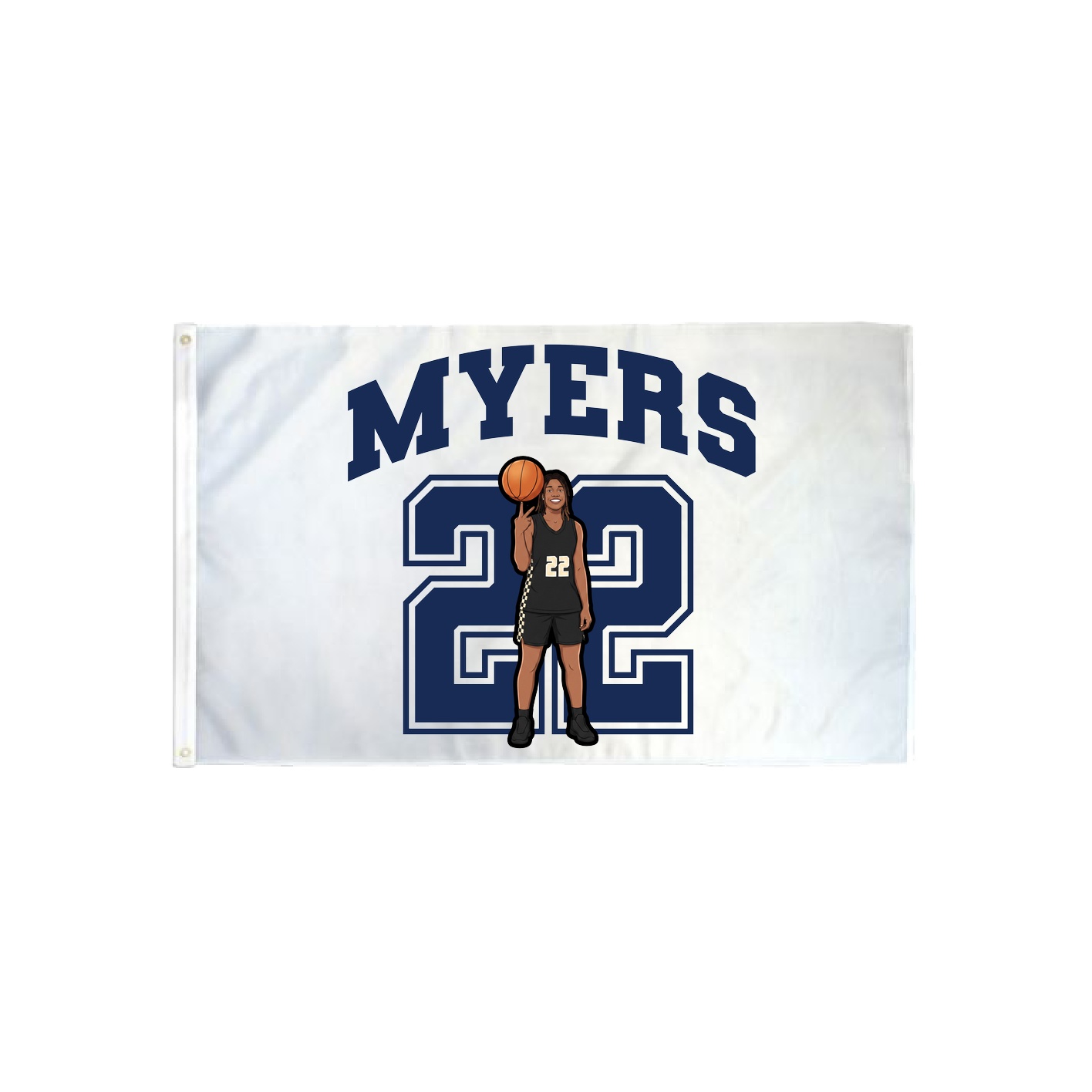 3x5 Flag — Number in Classic