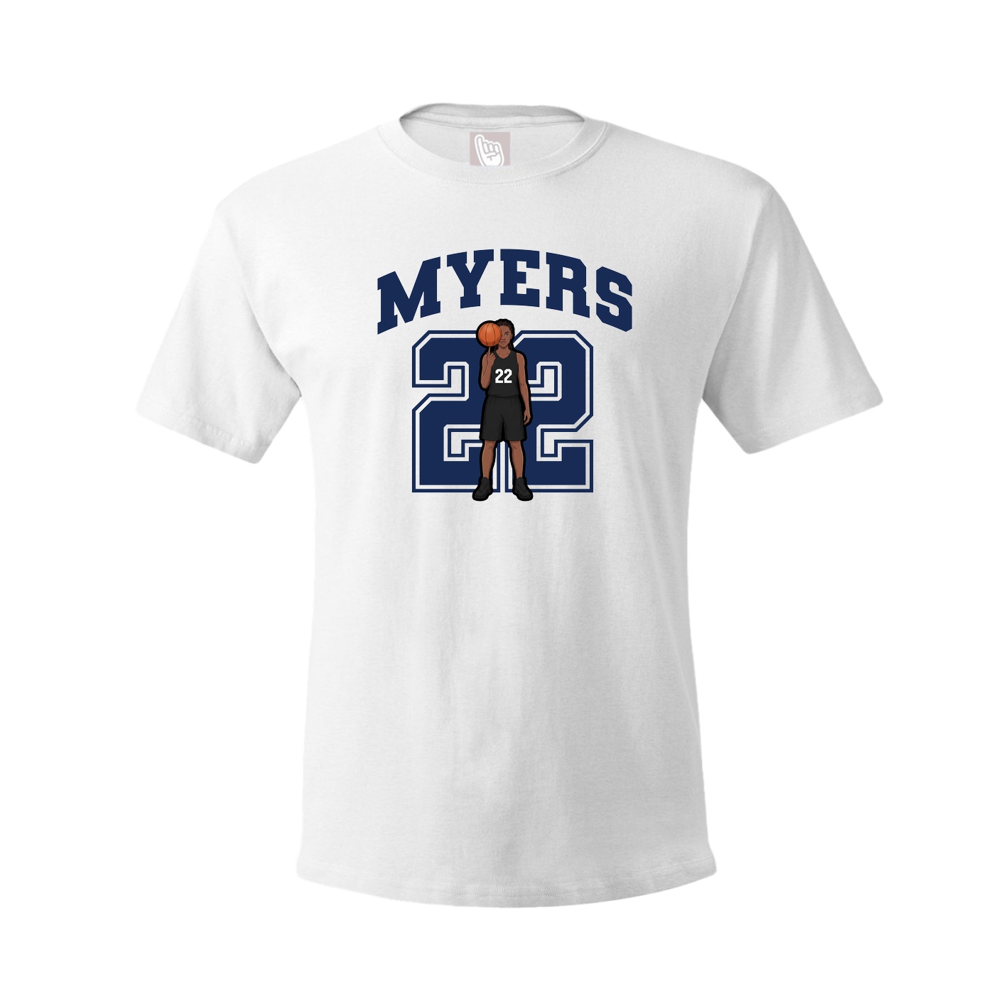 Tee — Number in White