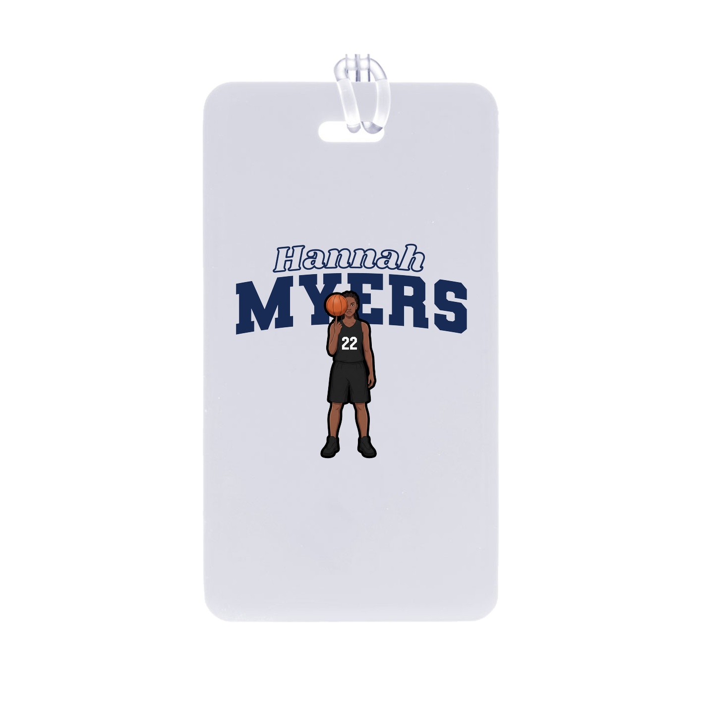 Bag Tag — Name Arch in Classic