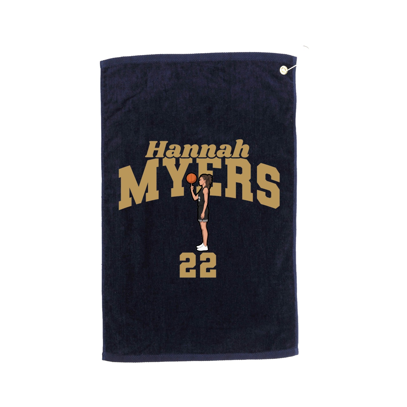 Golf Towel — Signature Arch in Navy