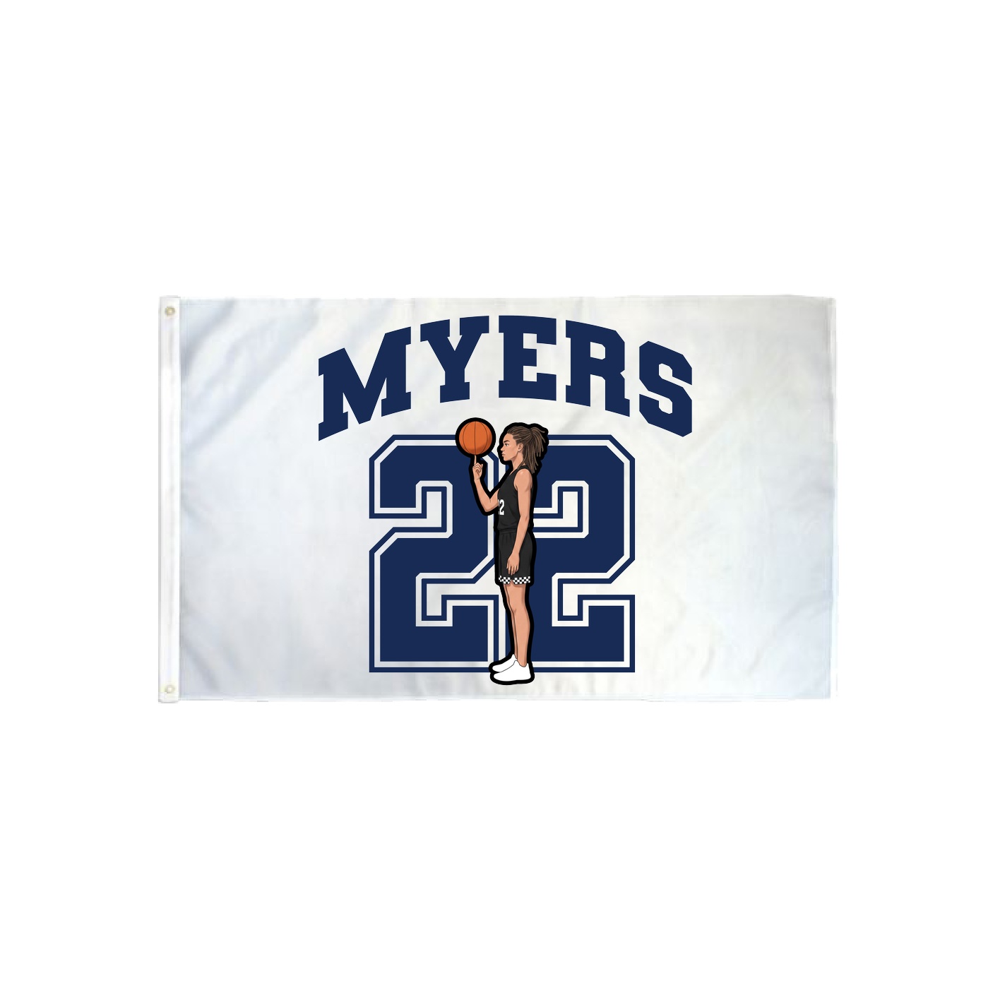 3x5 Flag — Number in Classic
