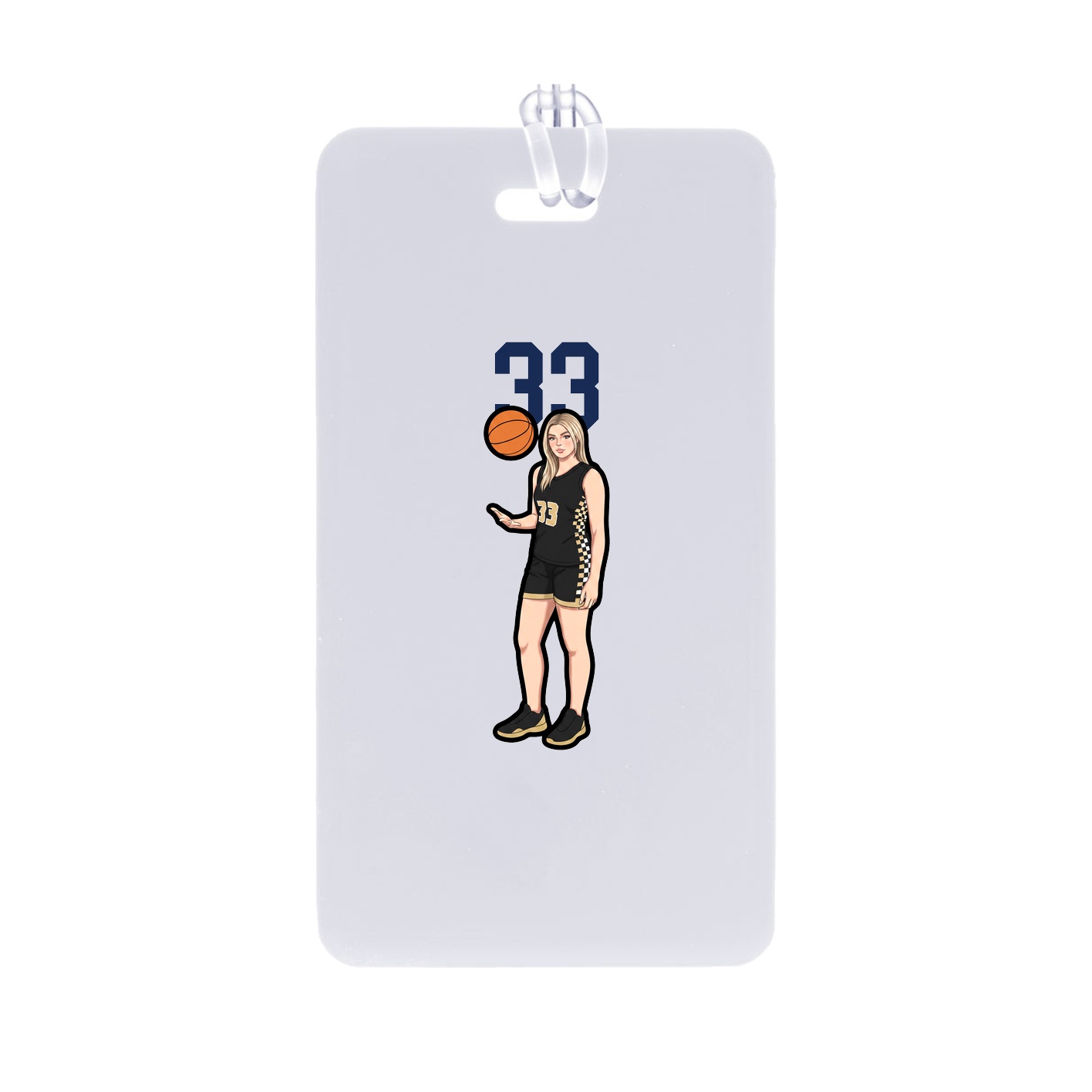 Bag Tag — Number Top in Classic