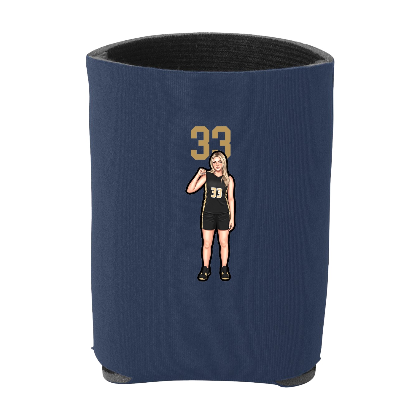Can Holder — Number Top in Navy