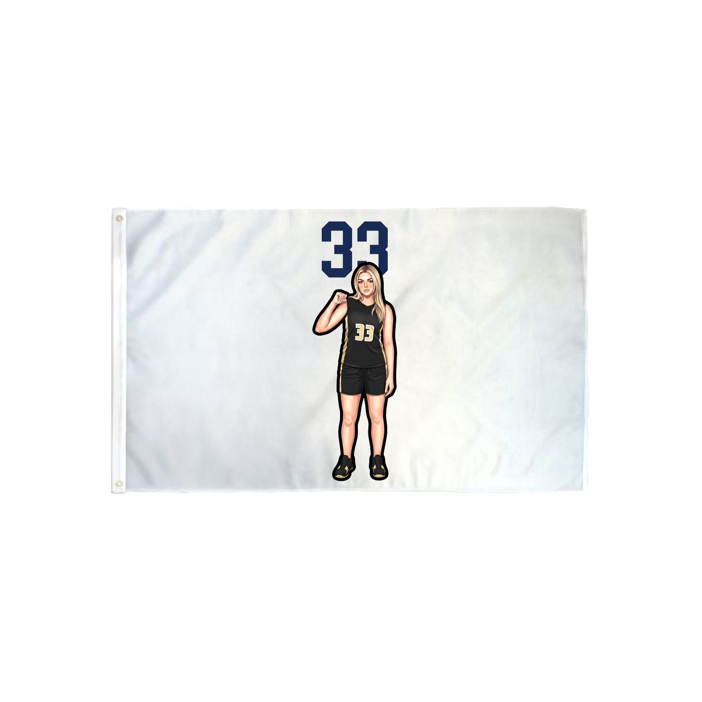3x5 Flag — Number Top in Classic