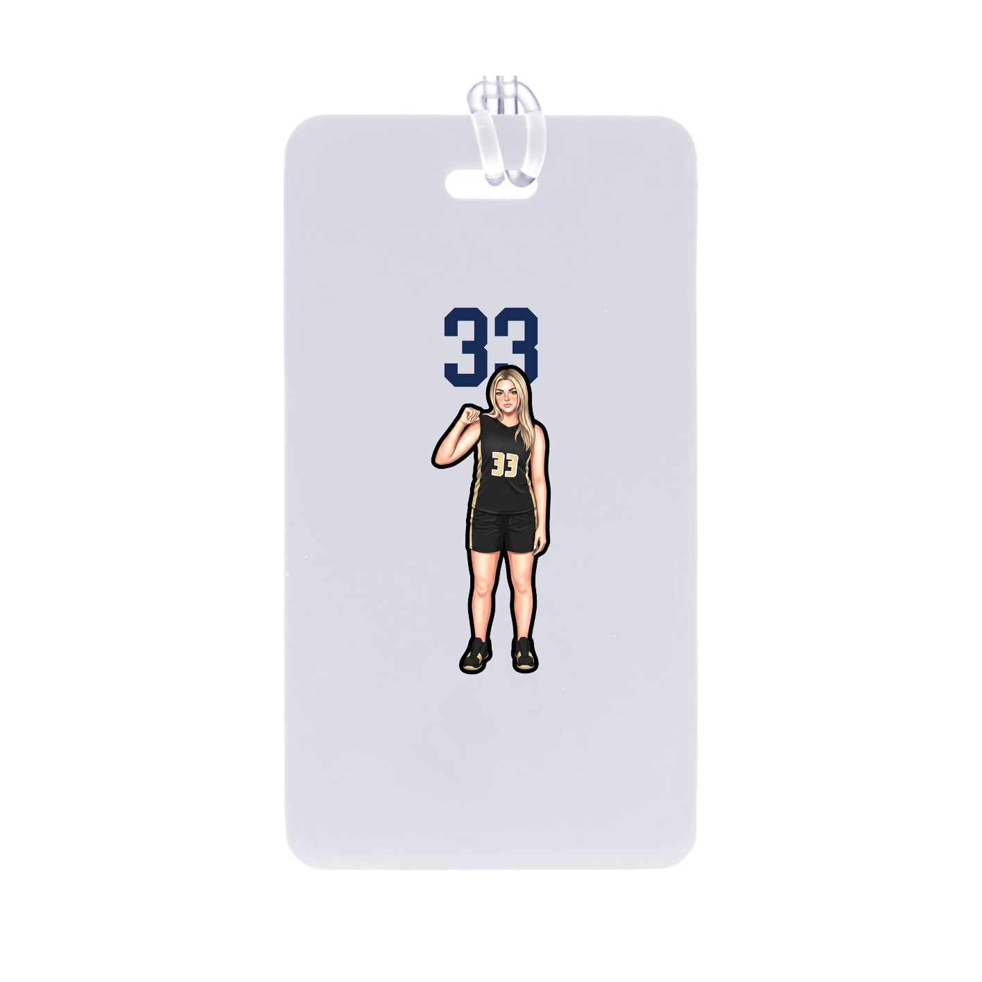 Bag Tag — Number Top in Classic