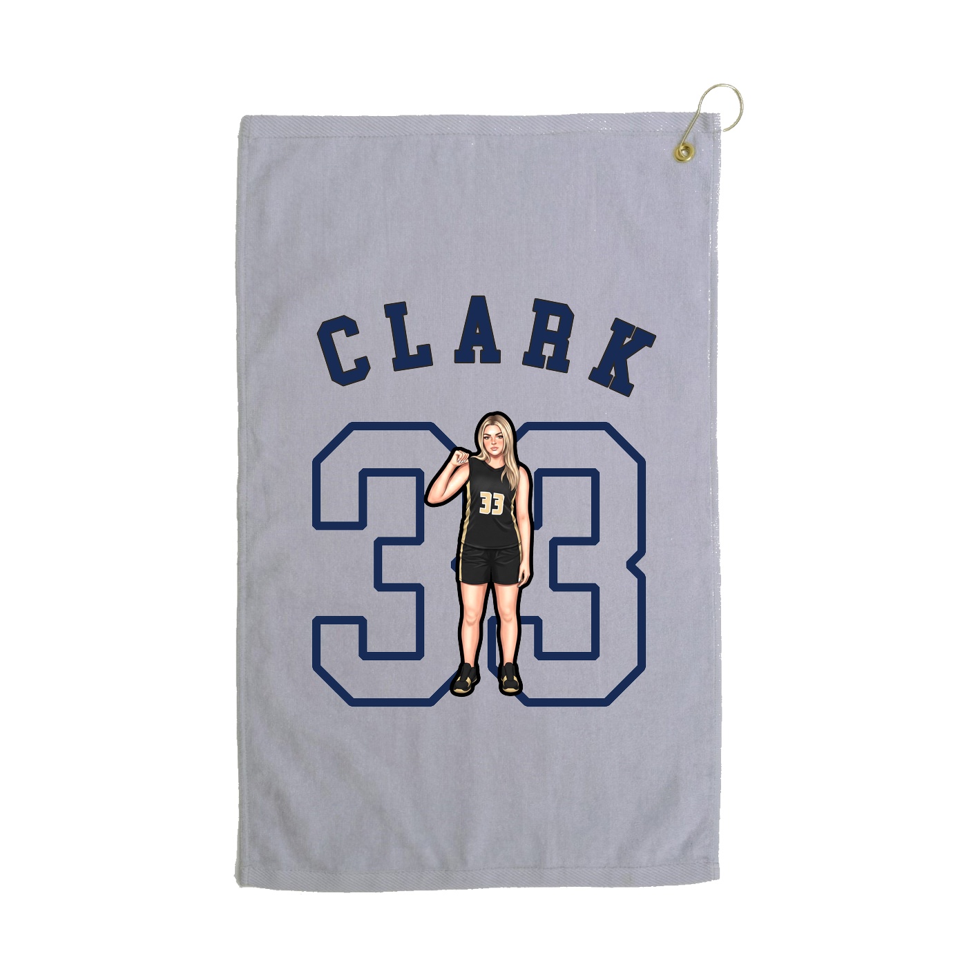 Golf Towel — Shirsey Arch in Grey
