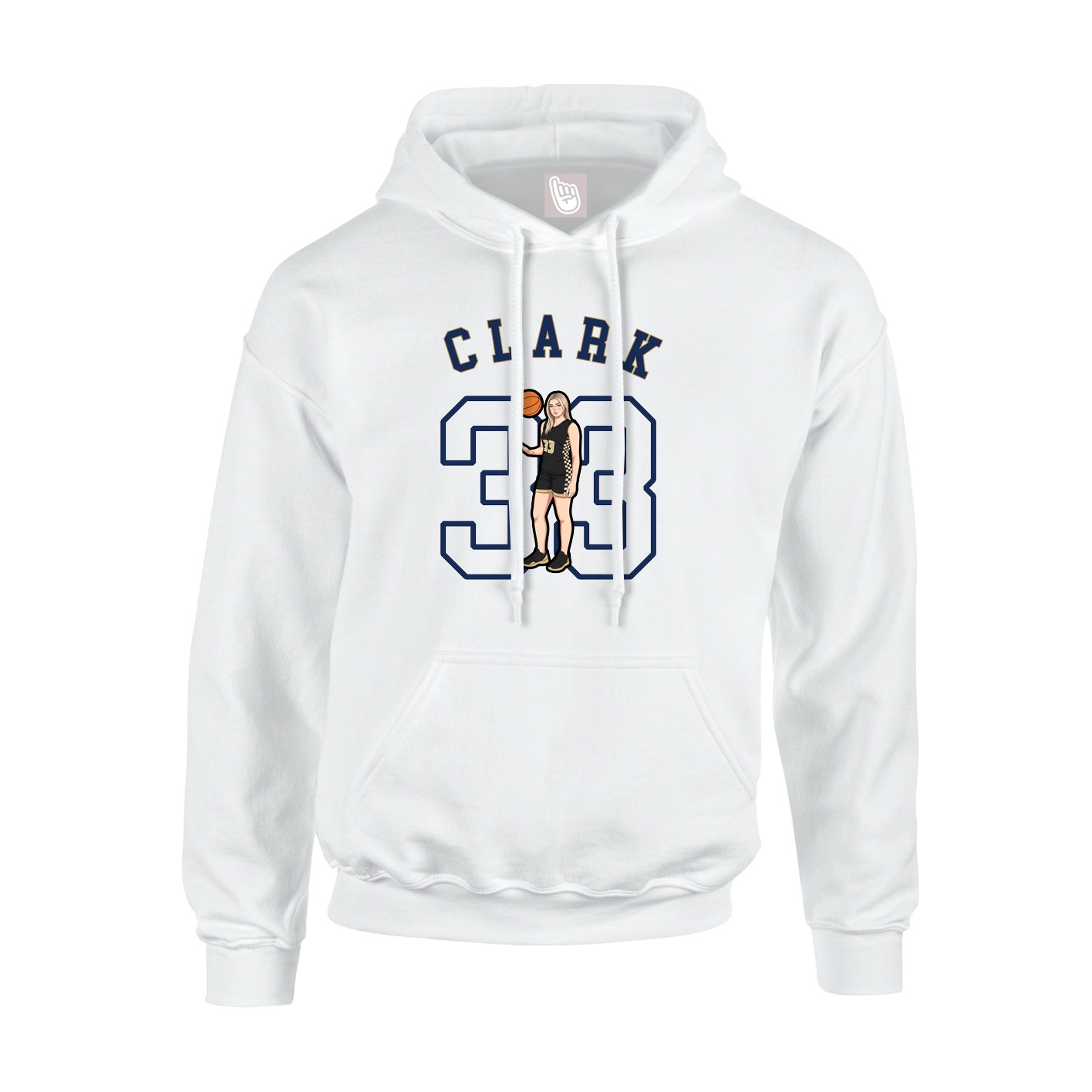 Hoodie — Shirsey Arch in White