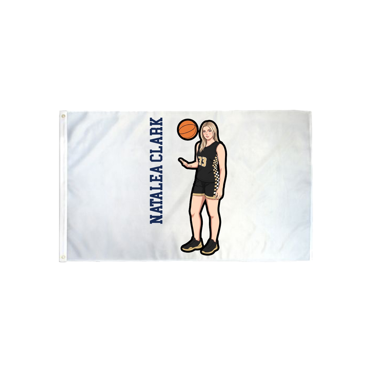 3x5 Flag — Name Vertical in Classic