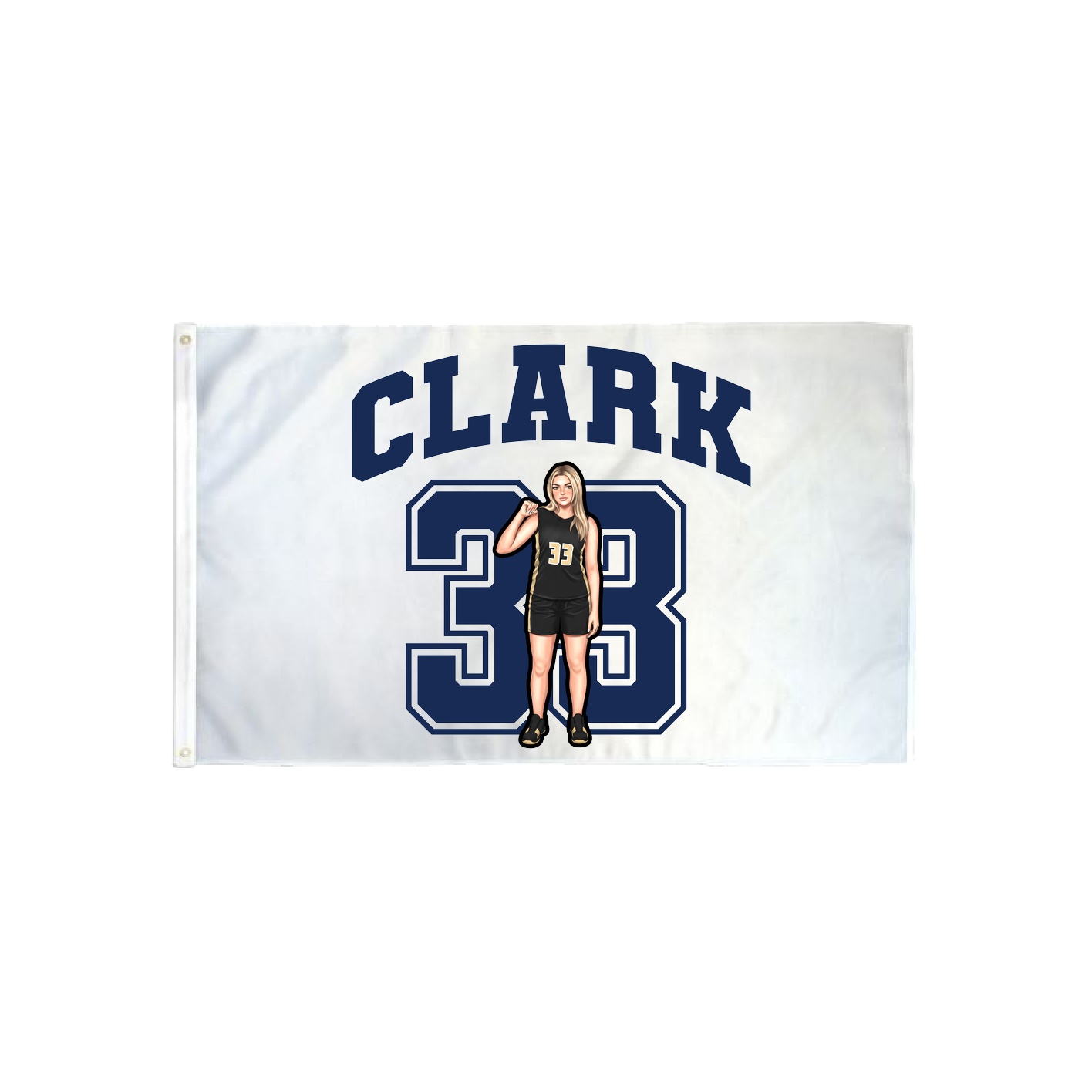 3x5 Flag — Number in Classic