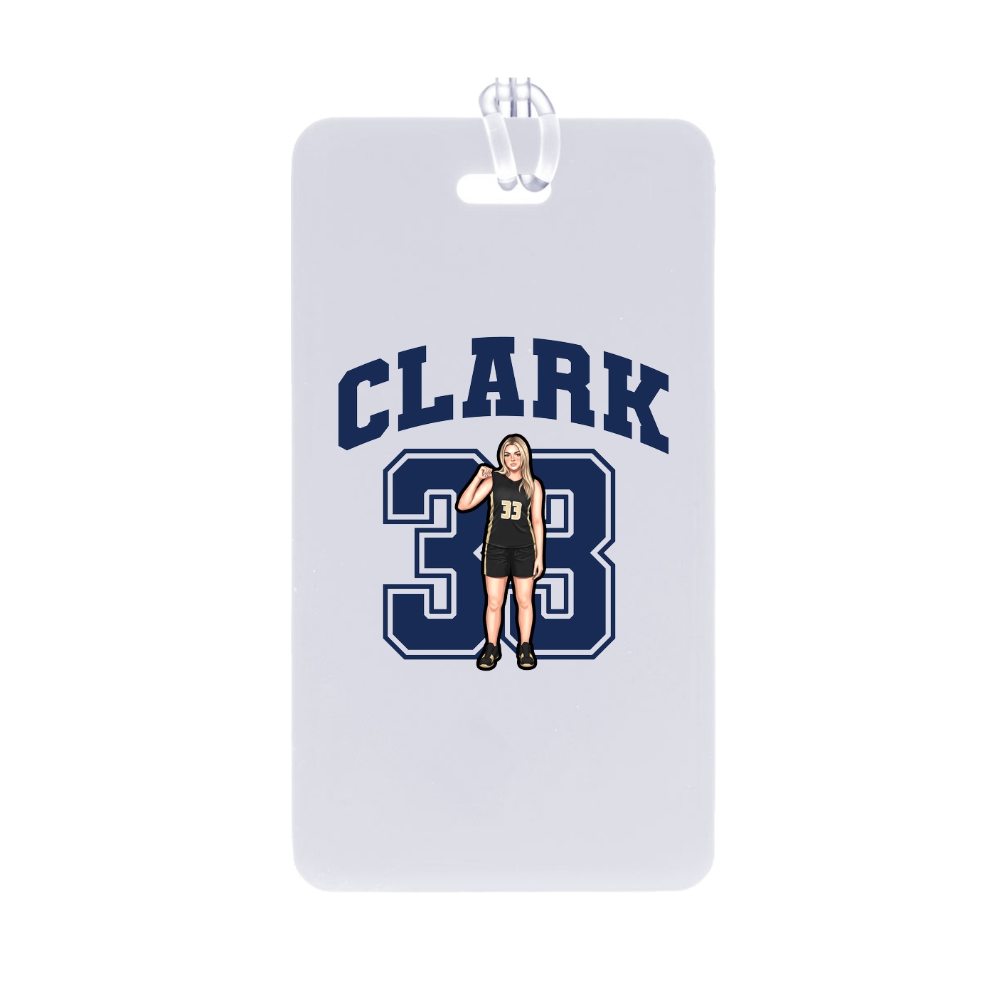 Bag Tag — Number in Classic
