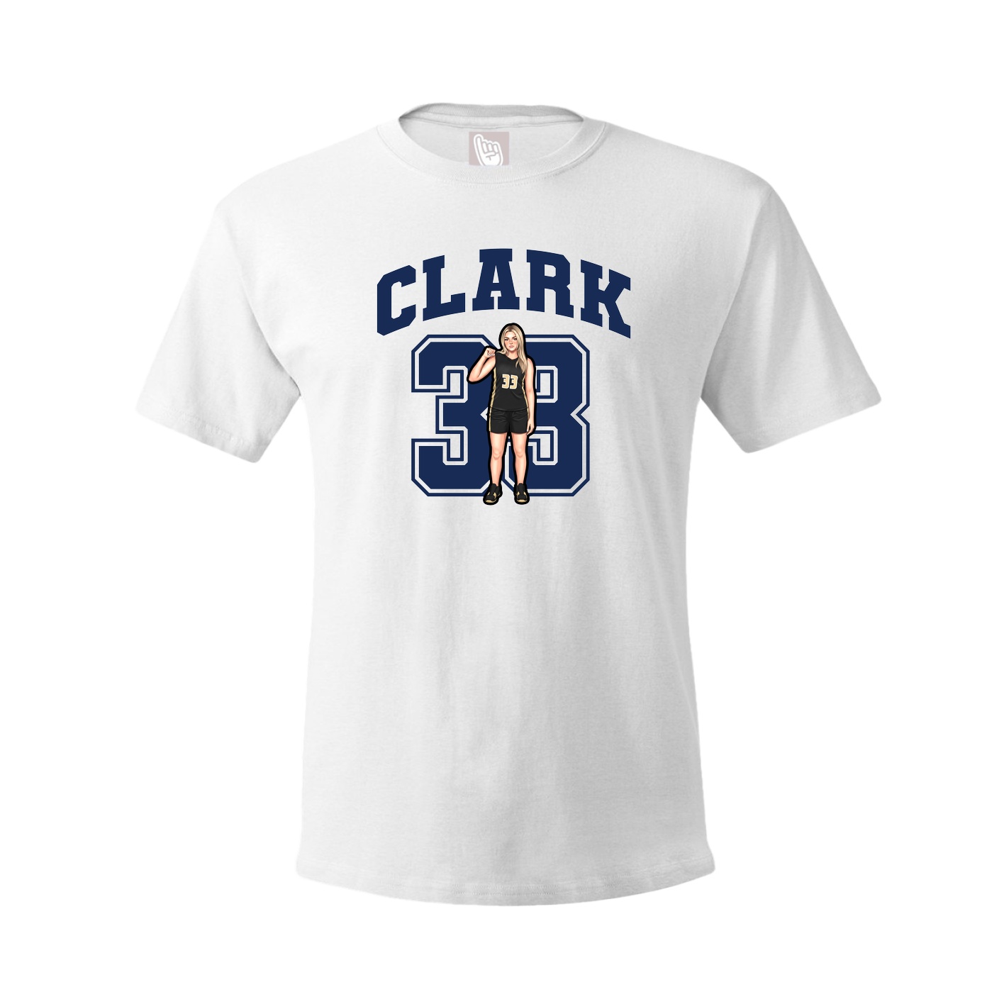 Tee — Number in White