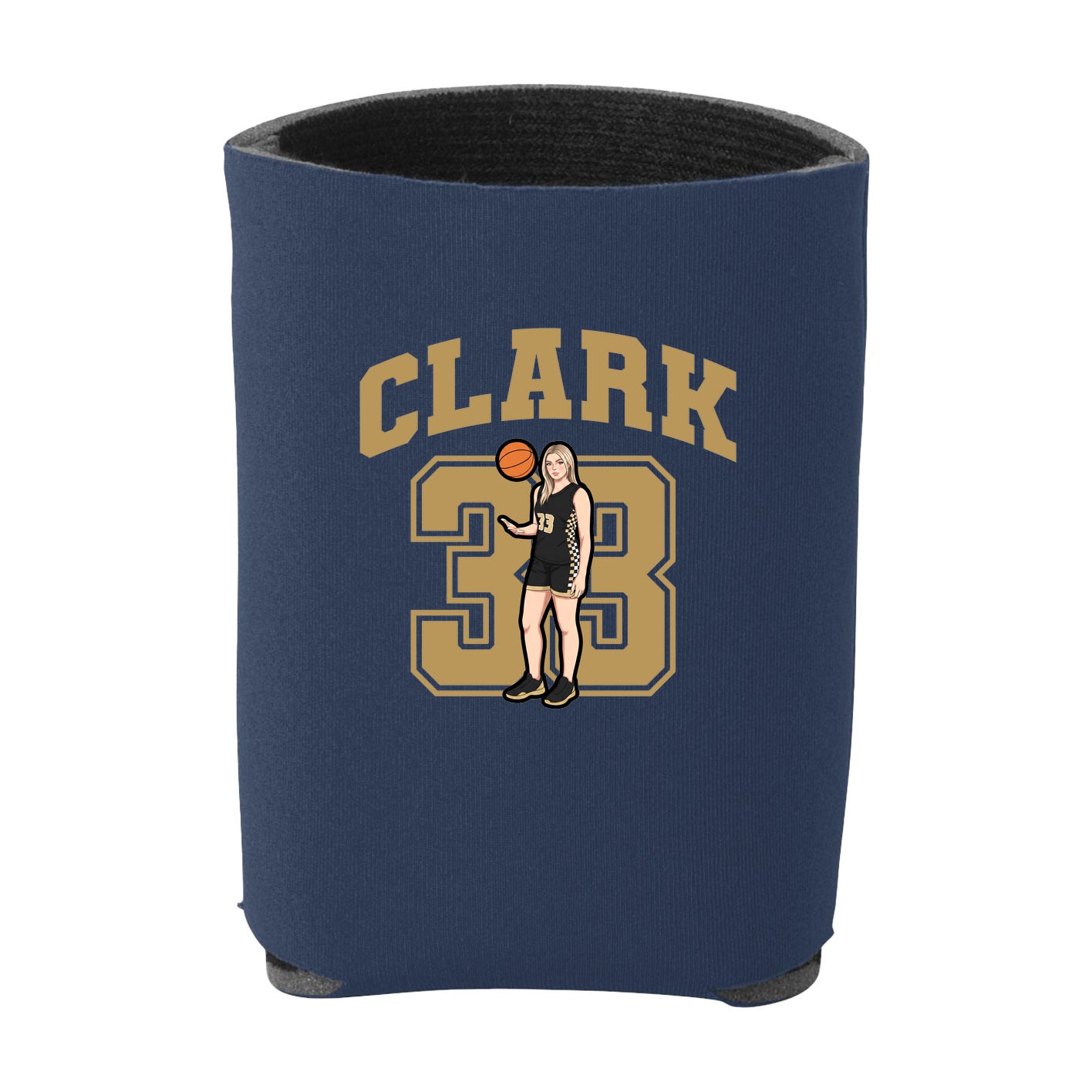 Can Holder — Number in Navy
