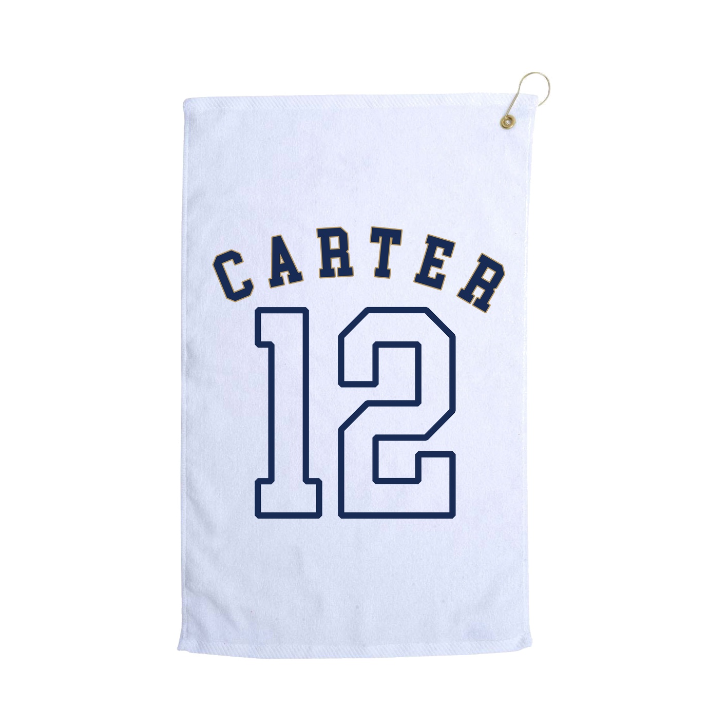 Golf Towel — Shirsey Arch in White