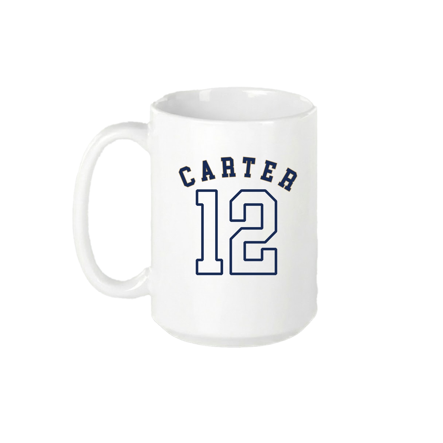 15oz Coffee Mug — Shirsey Arch in White