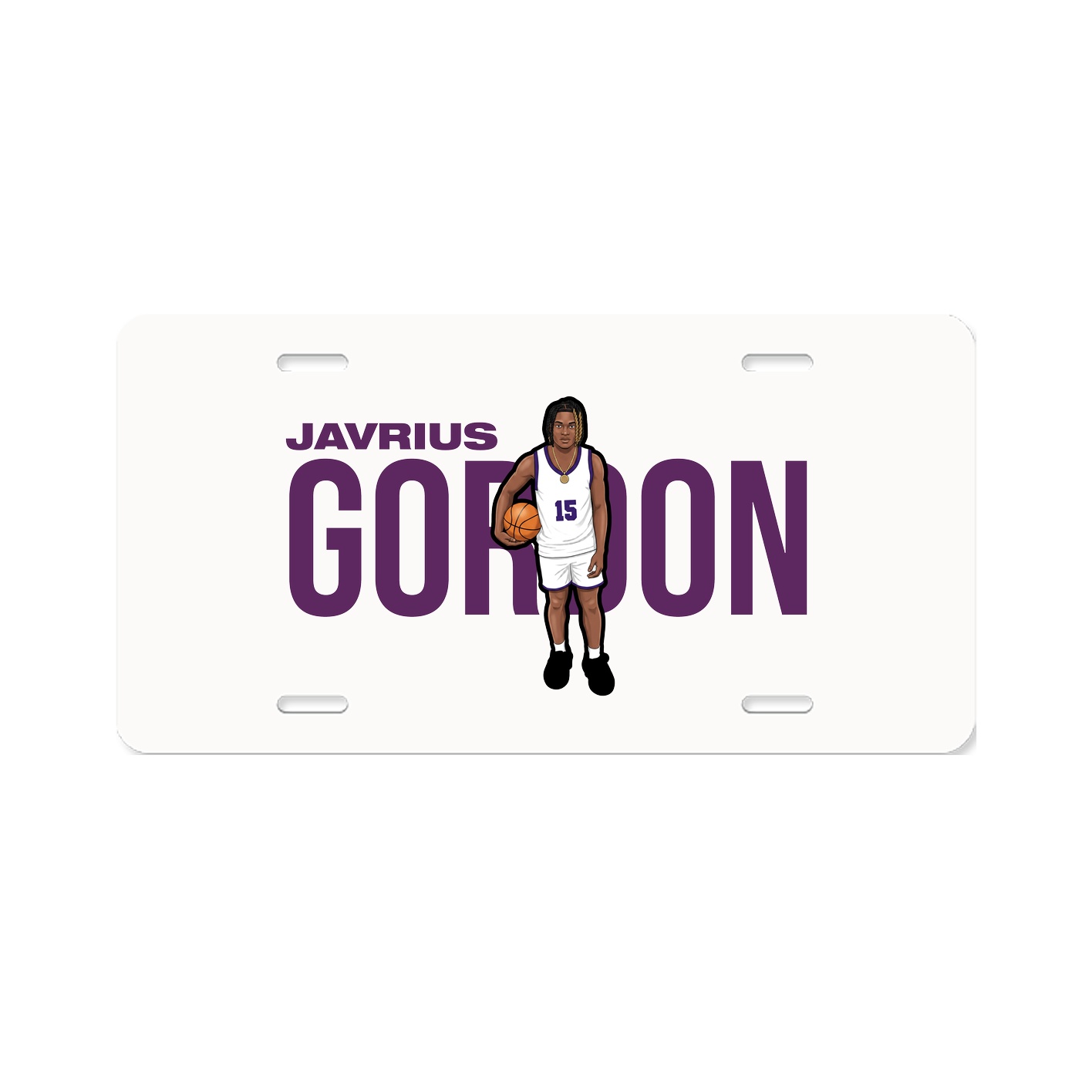 License Plate — Player Name in Classic