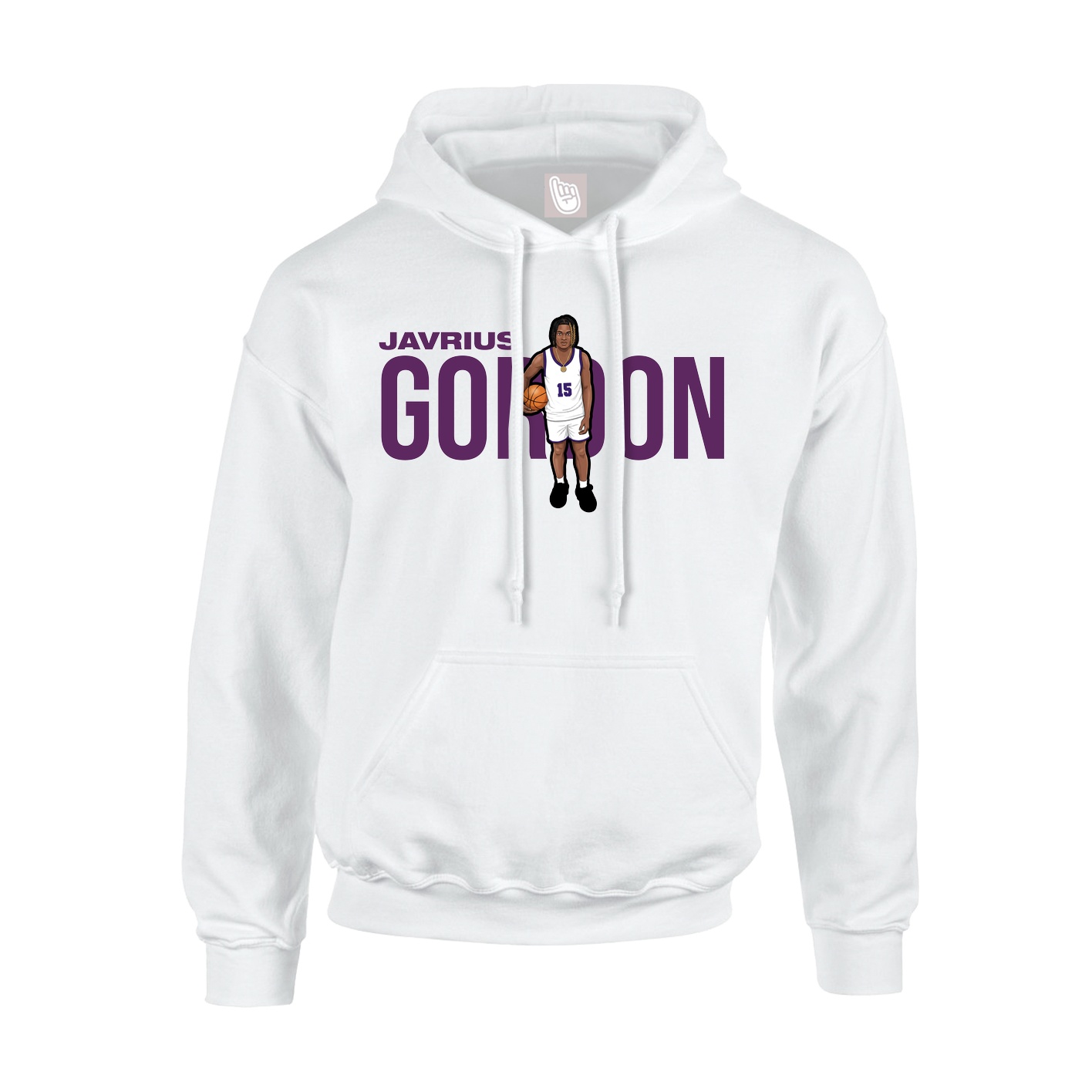Hoodie — Player Name in White