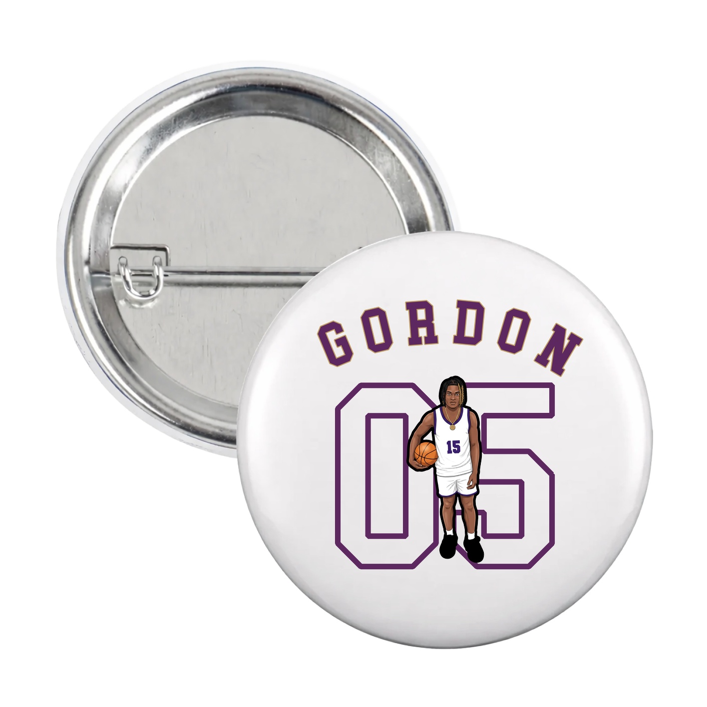 Game Day Button — Shirsey Arch in White