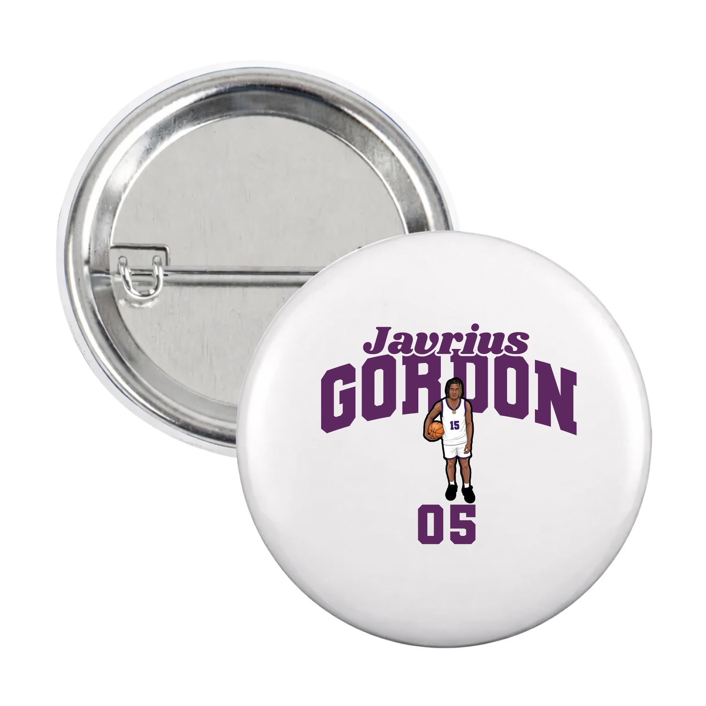 Game Day Button — Signature Arch in White