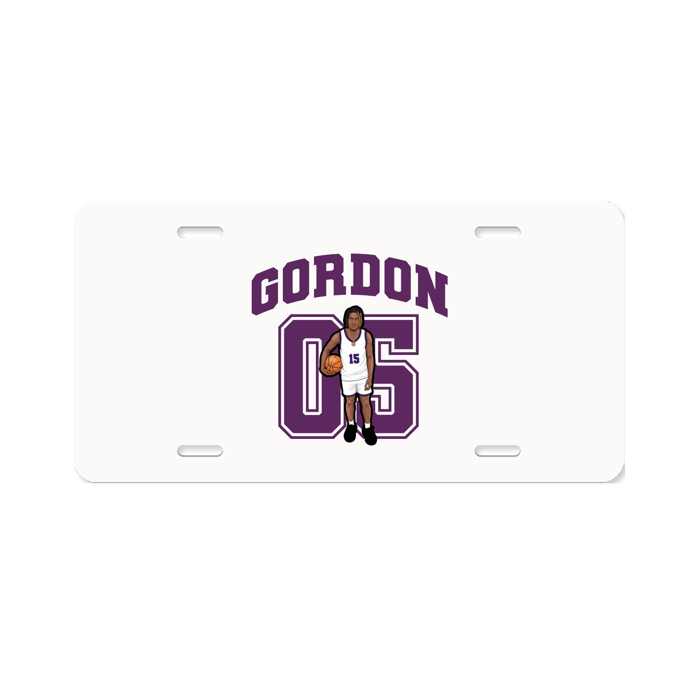 License Plate — Number in Classic