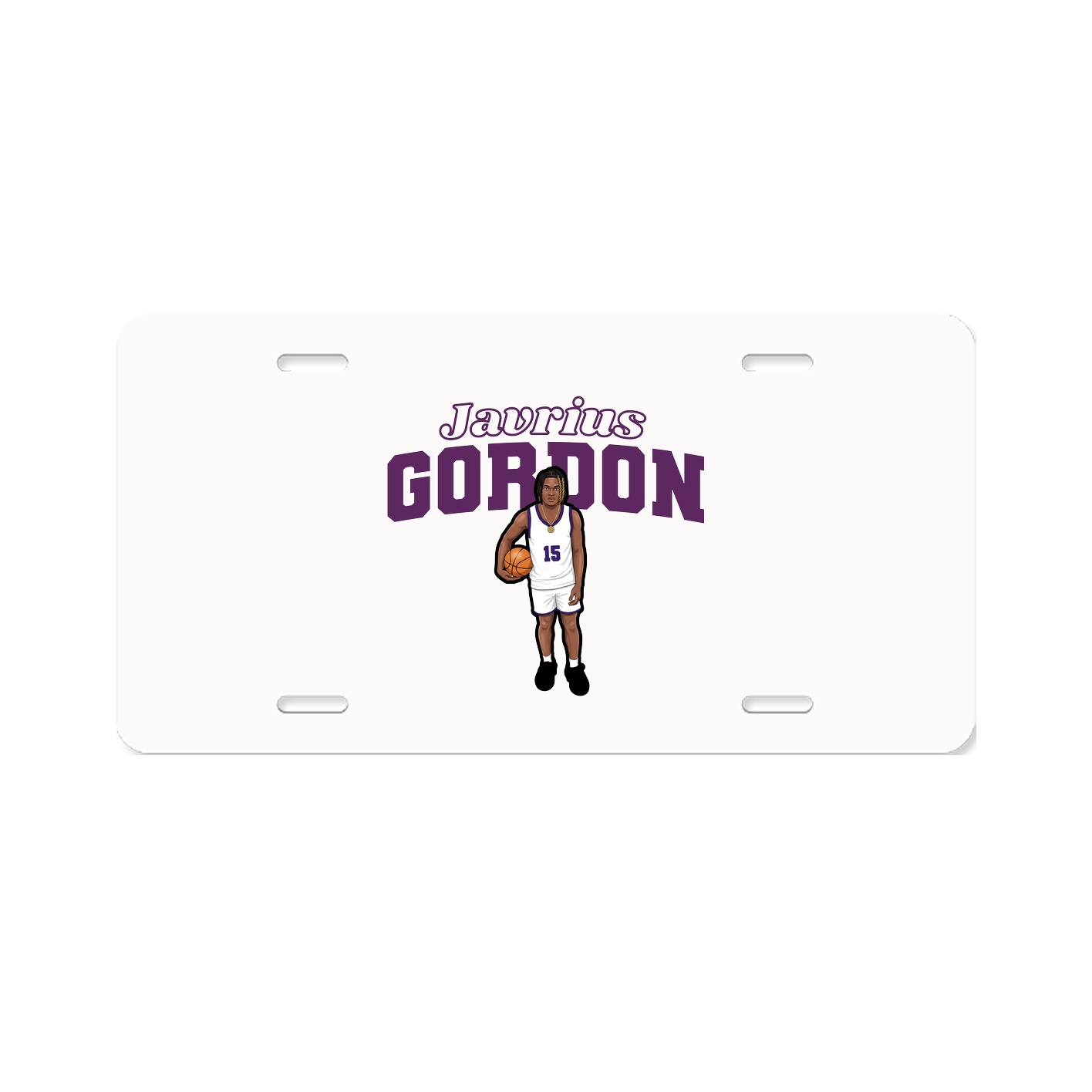 License Plate — Name Arch in Classic
