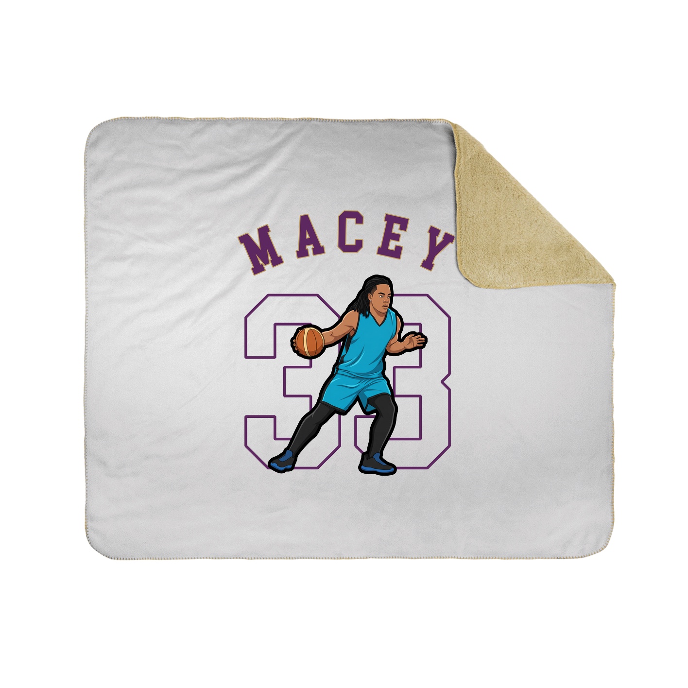Throw Blanket — Shirsey Arch in White
