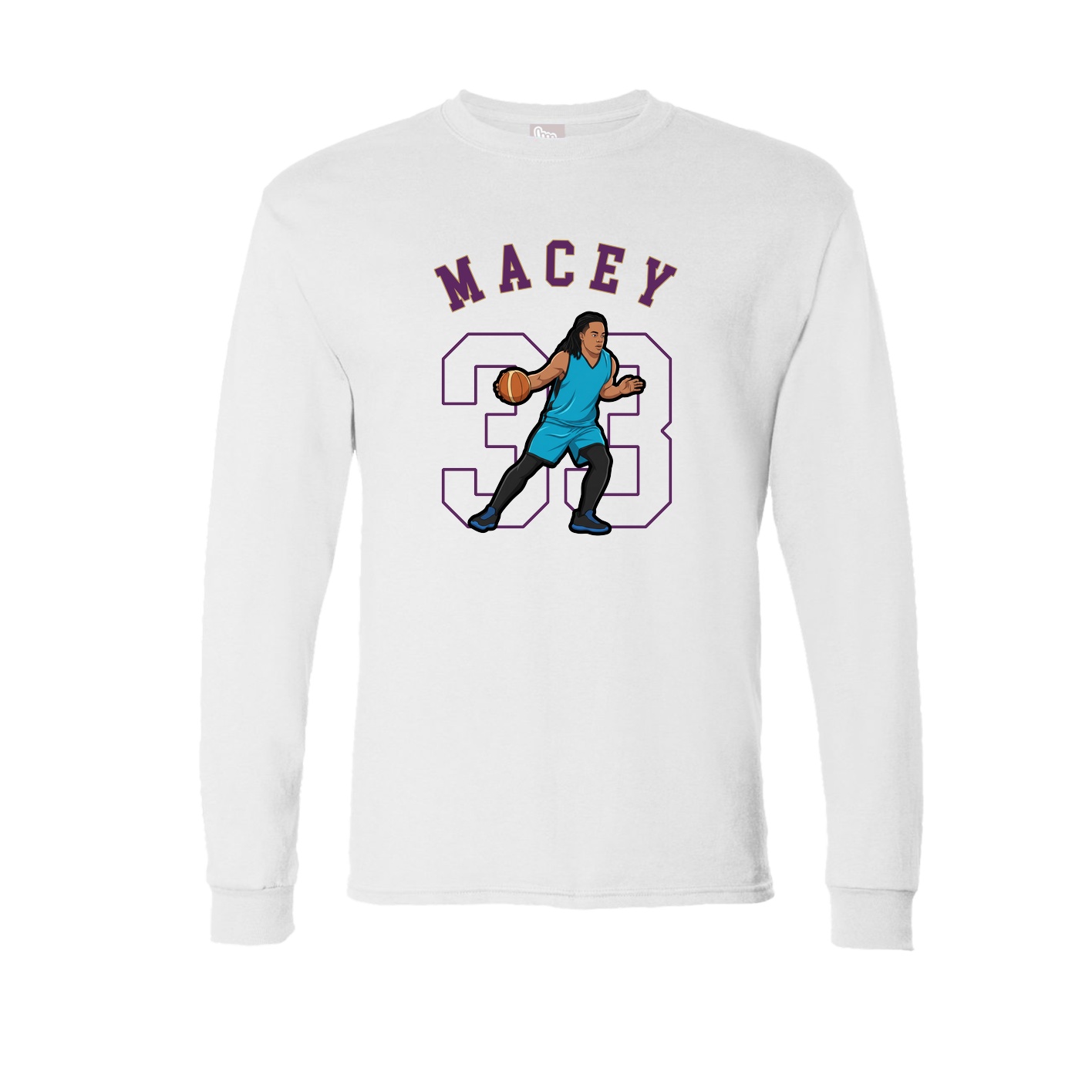 Long Sleeve Tee — Shirsey Arch in White