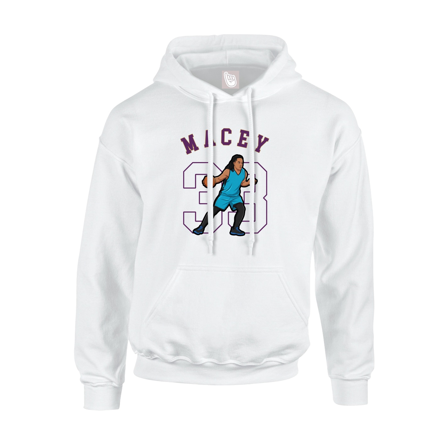 Hoodie — Shirsey Arch in White