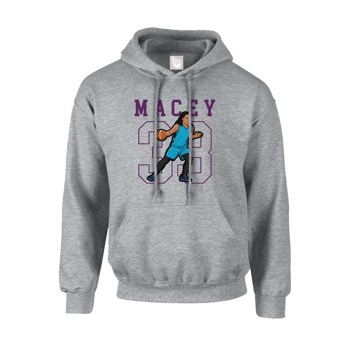 Hoodie — Shirsey in Grey