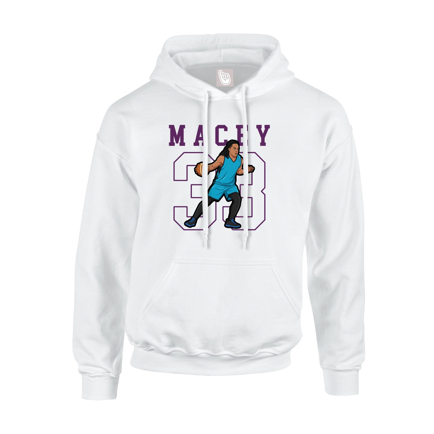 Youth Hoodie — Shirsey in White