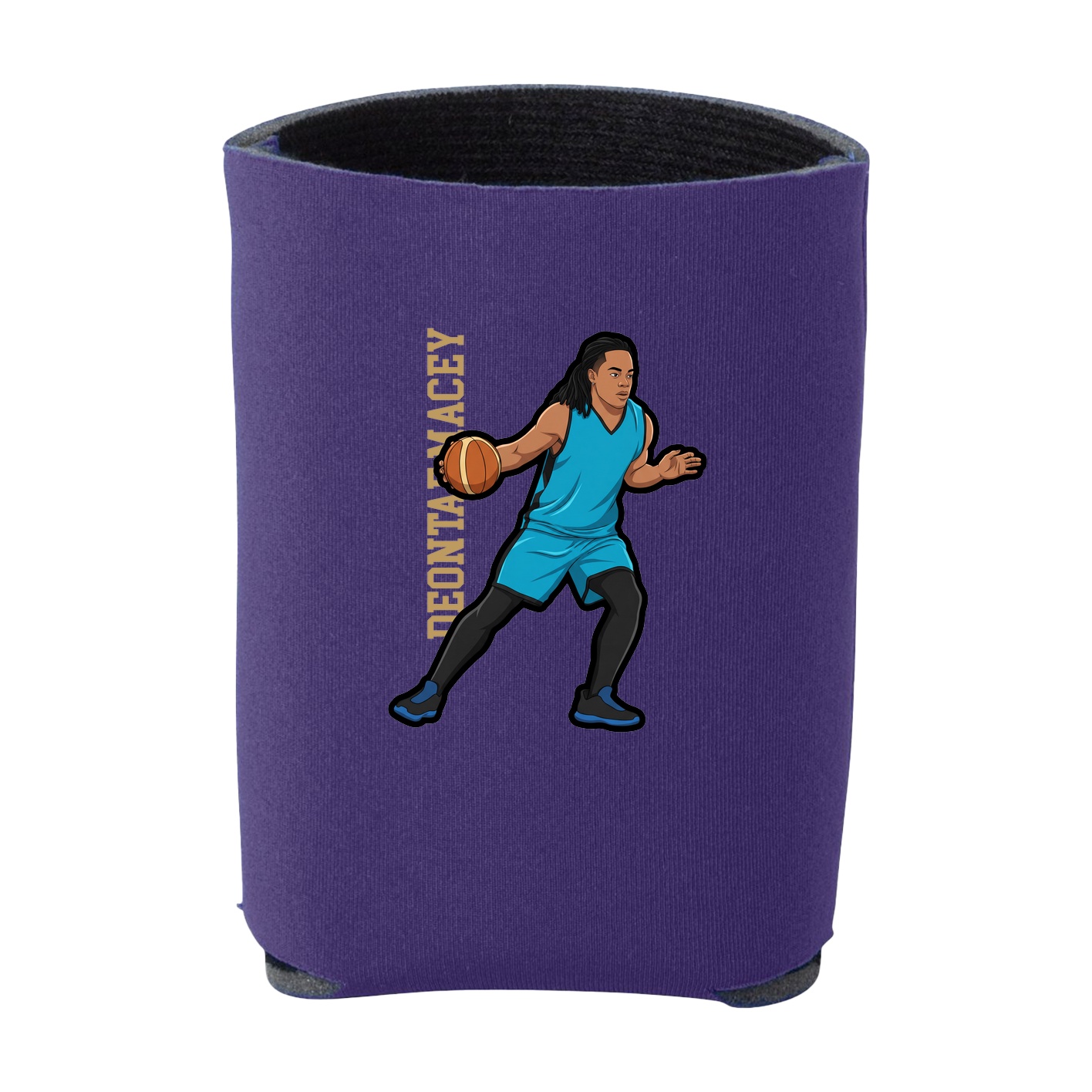 Can Holder — Name Vertical in Purple