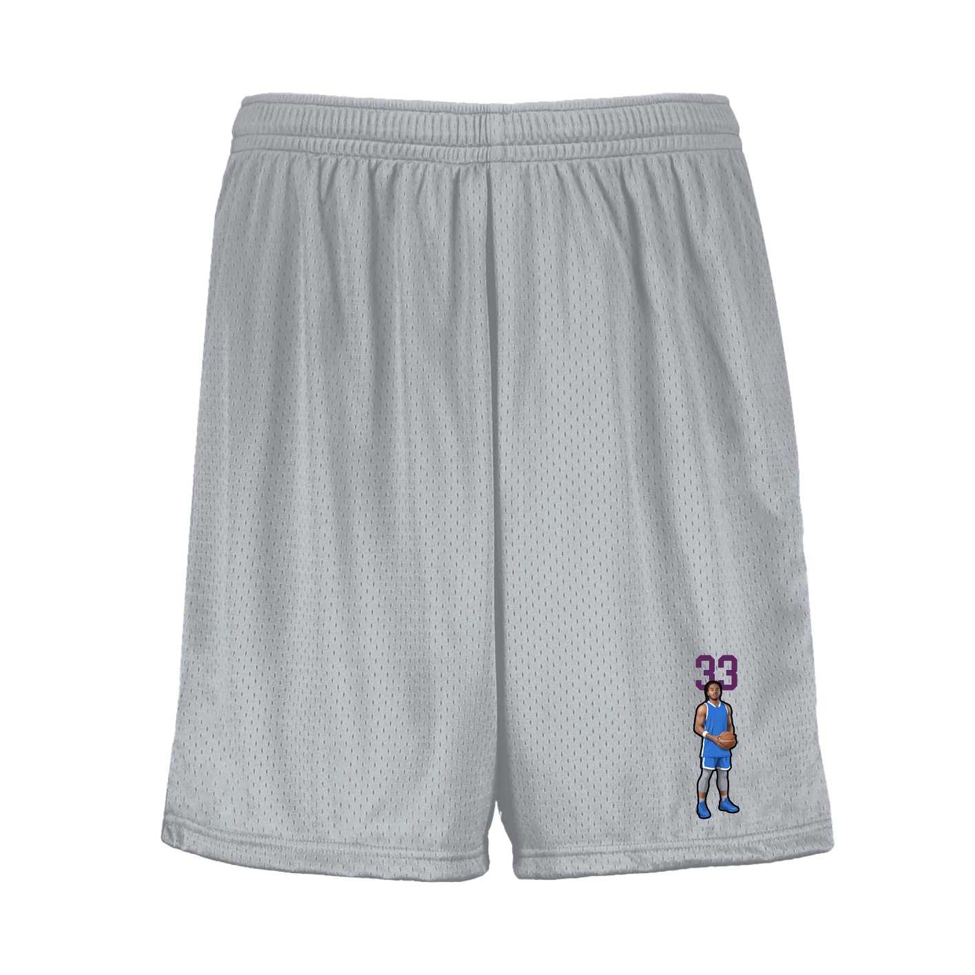 Shorts — Number Top in Silver