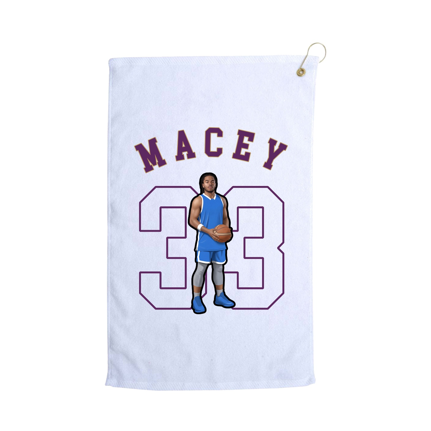 Golf Towel — Shirsey Arch in White