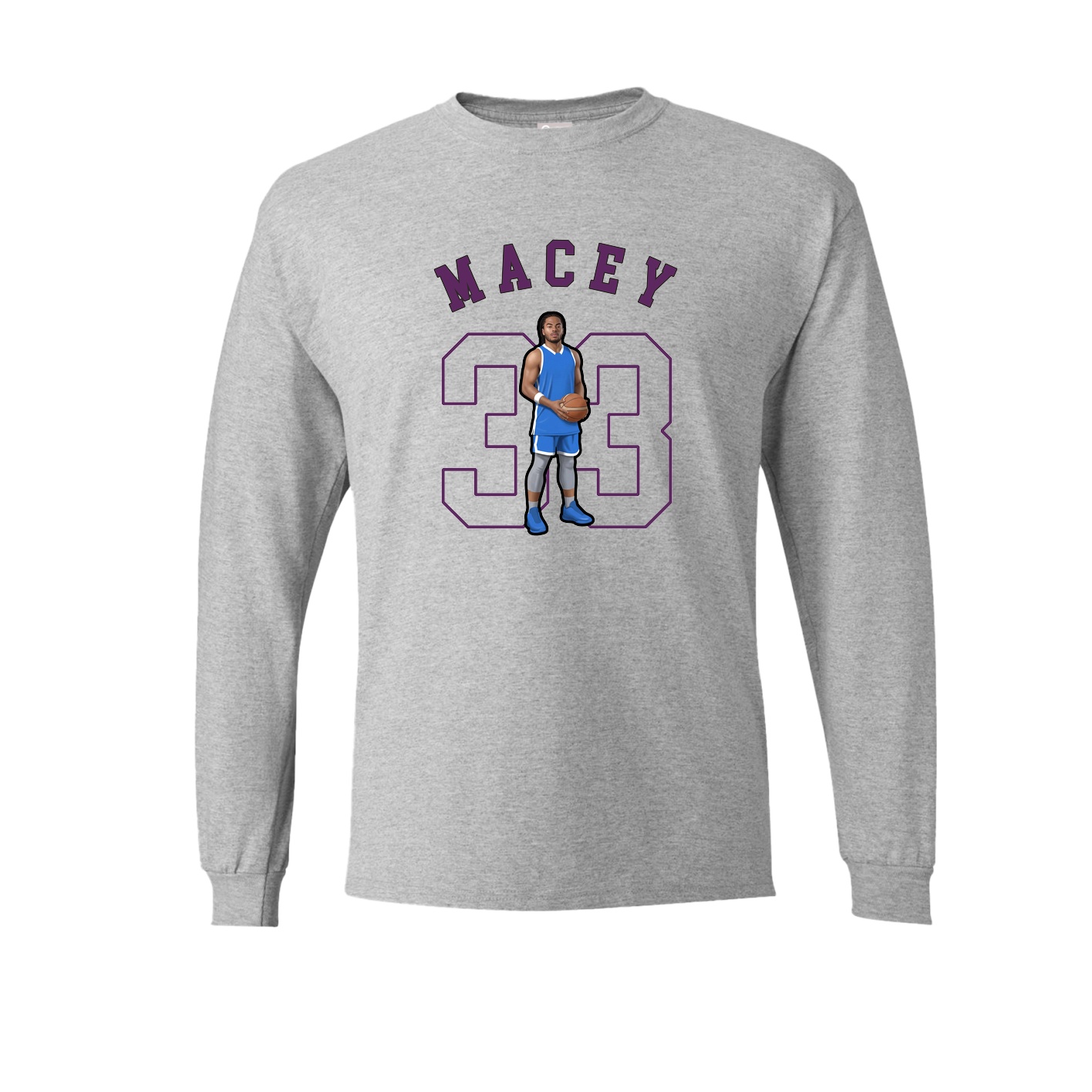 Long Sleeve Tee — Shirsey Arch in Grey