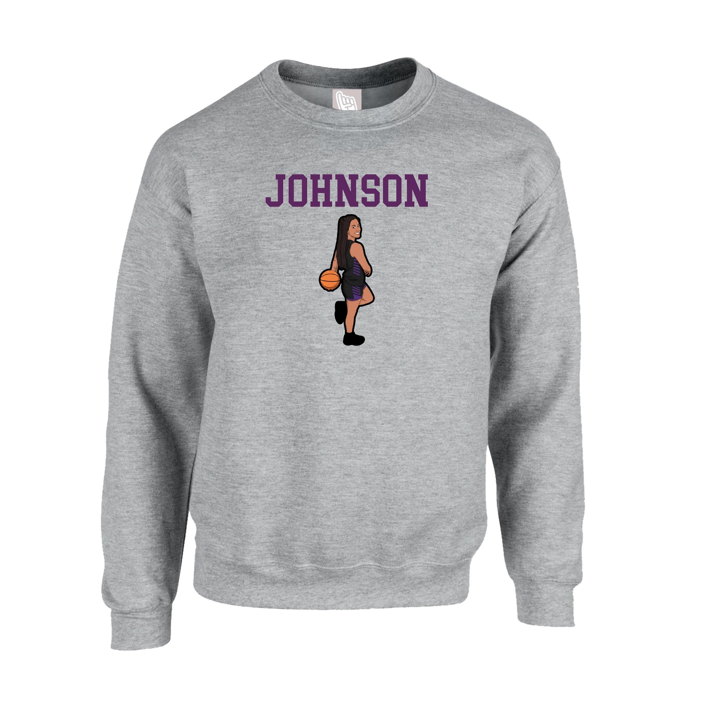 Fleece Crew — Shirsey in Grey