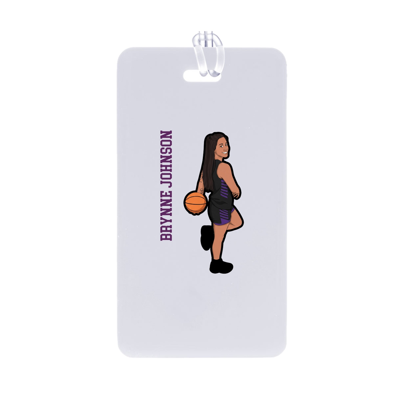 Bag Tag — Name Vertical in Classic