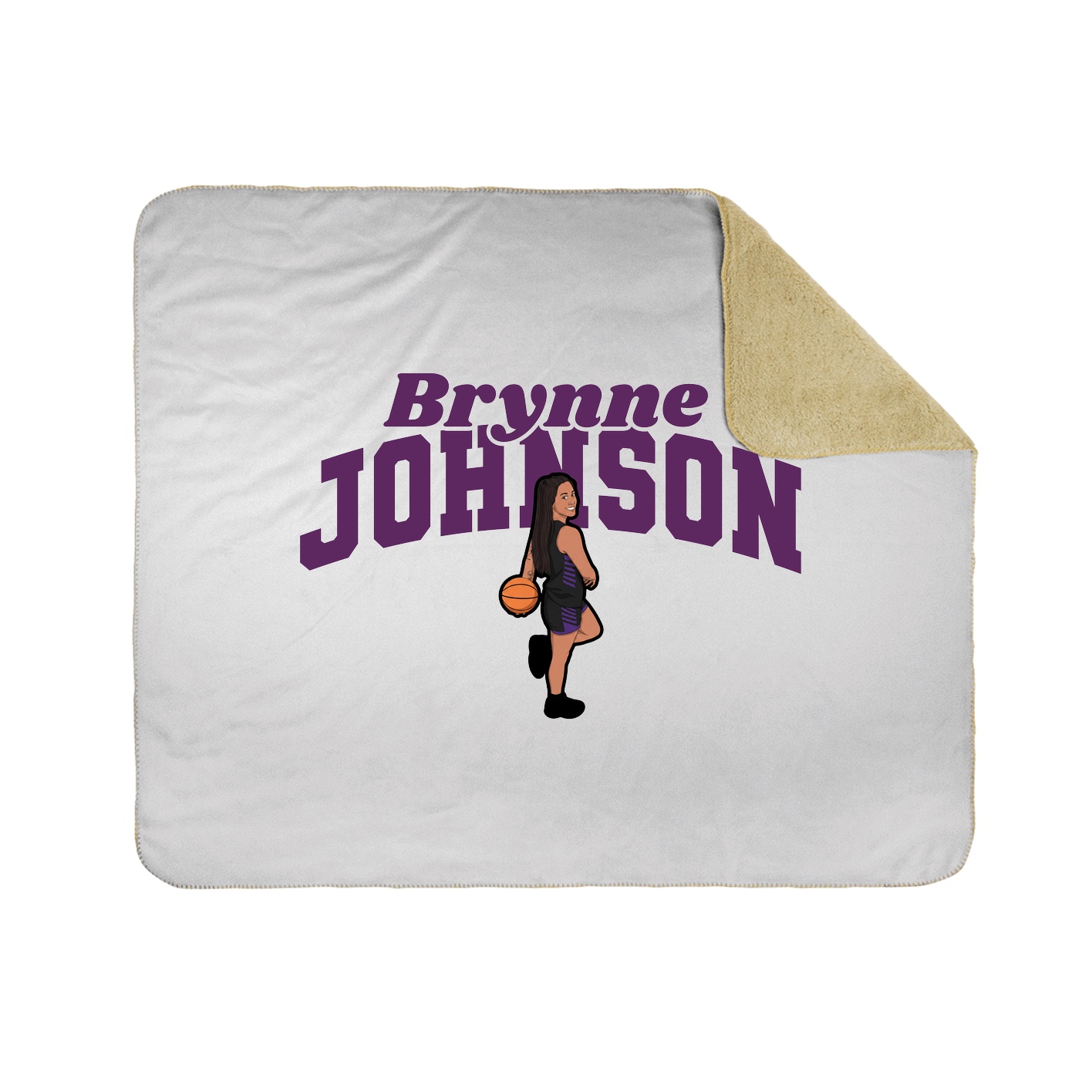 Throw Blanket — Signature Arch in White
