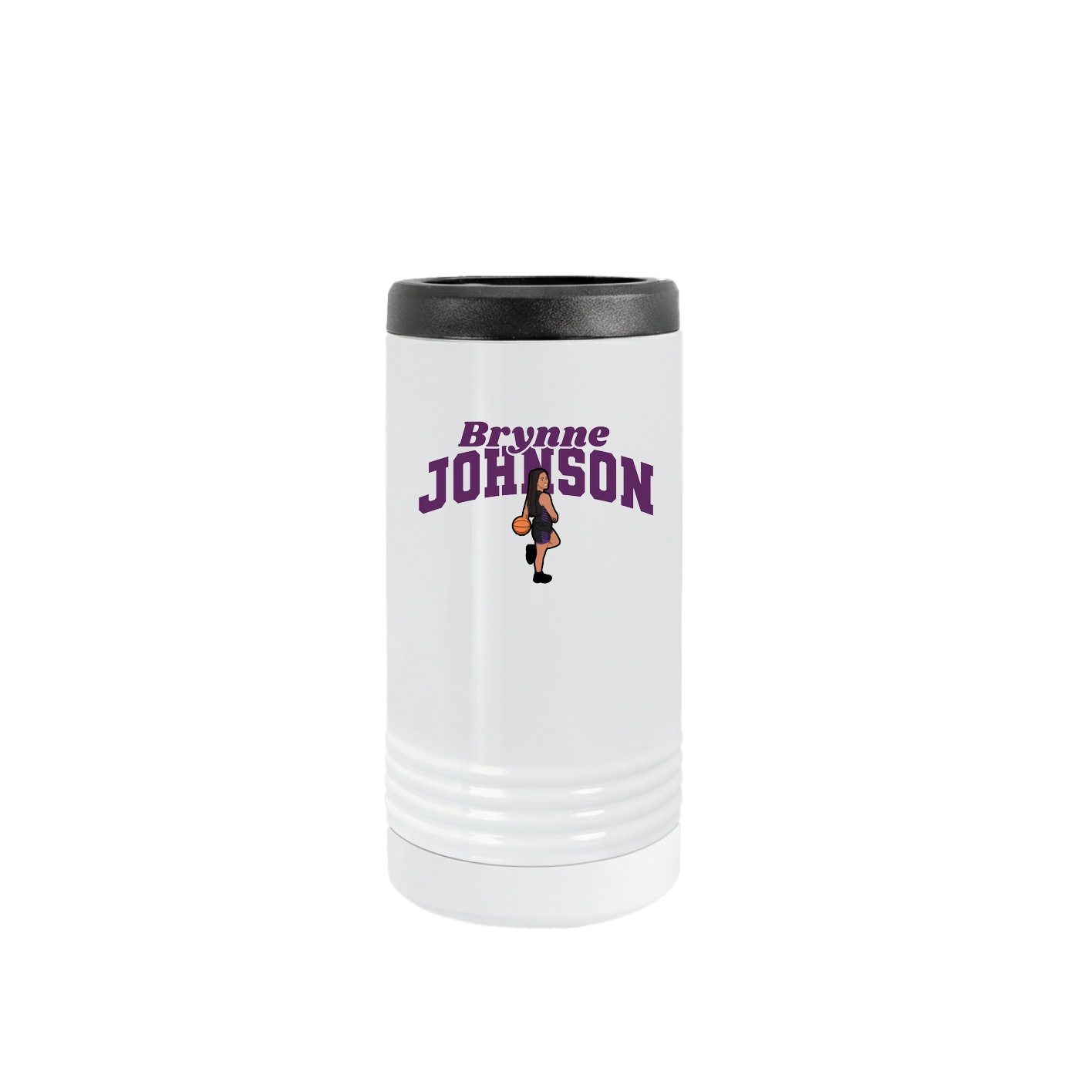 Slim Beverage Holder — Signature Arch in White