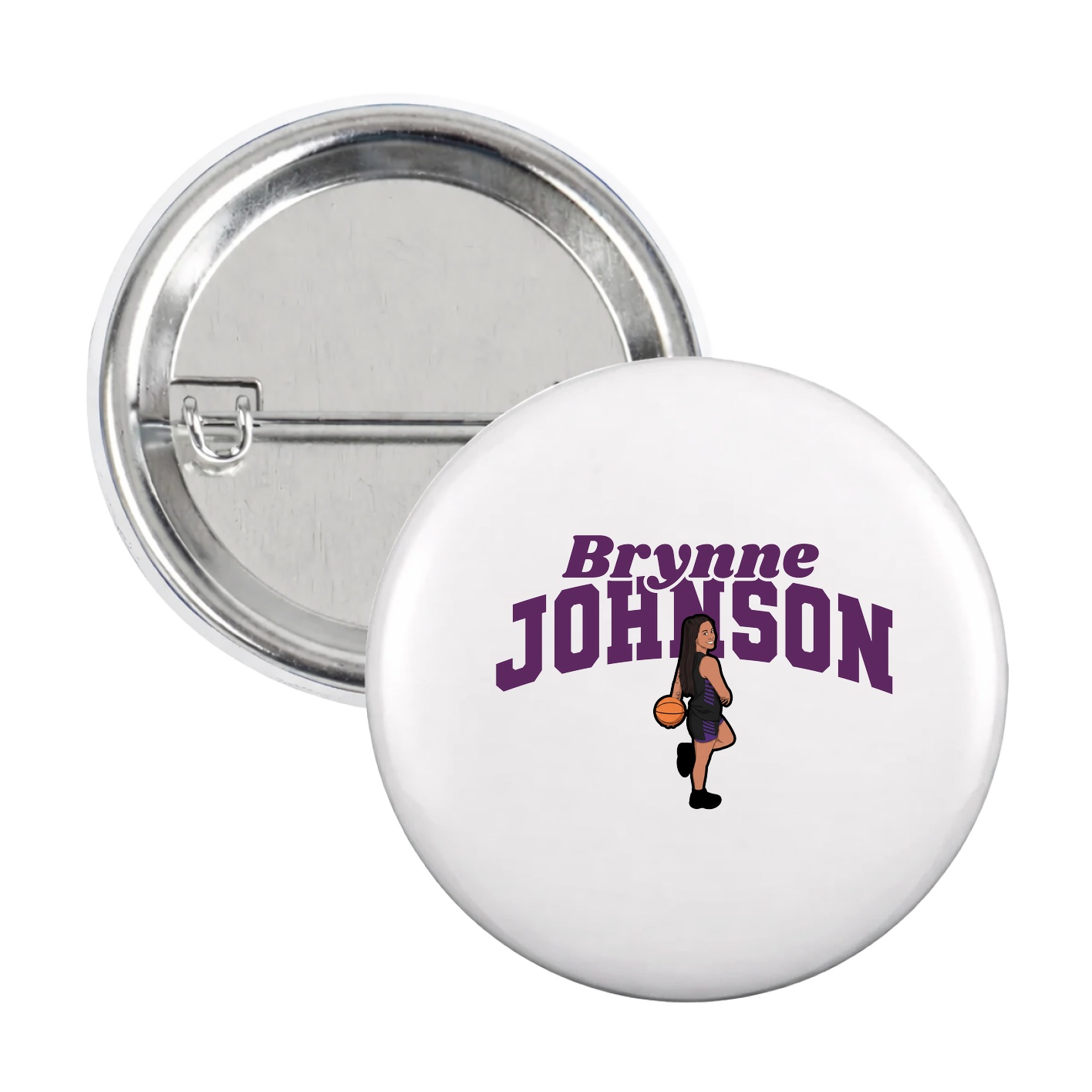 Game Day Button — Signature Arch in White