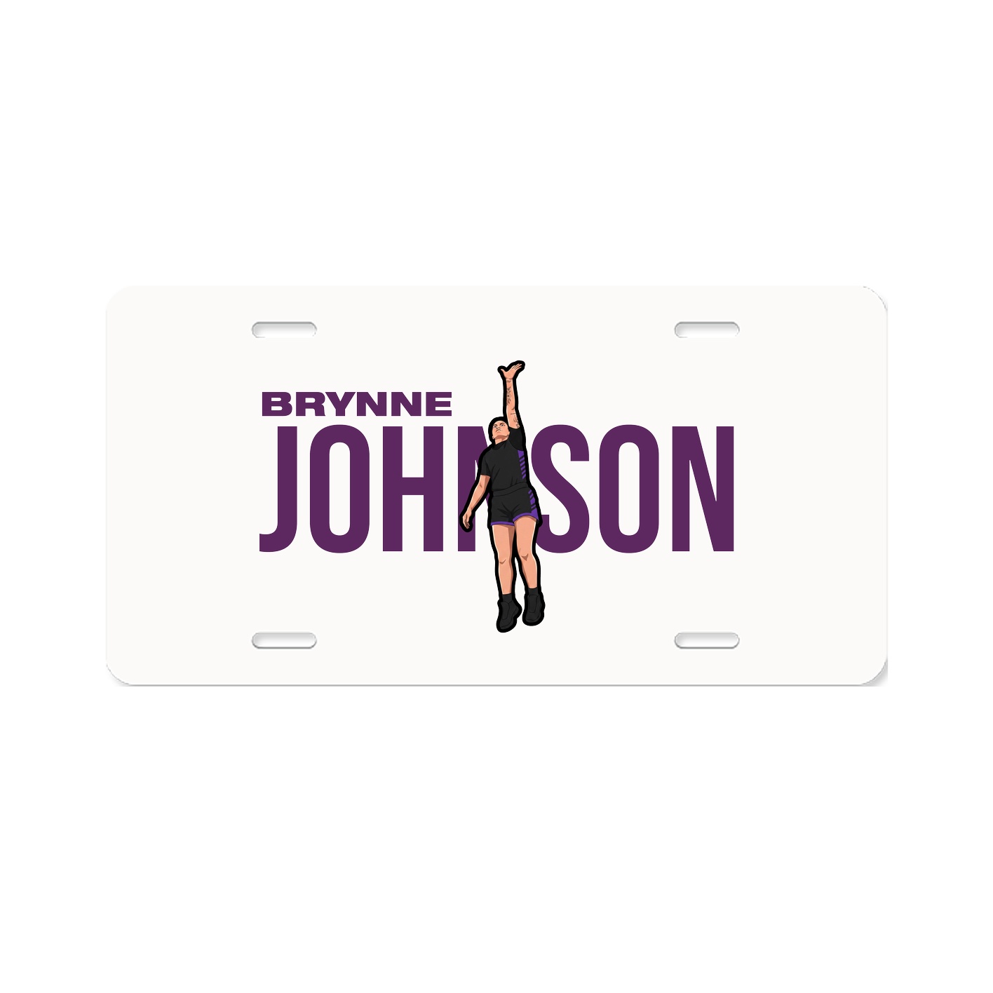 License Plate — Player Name in Classic