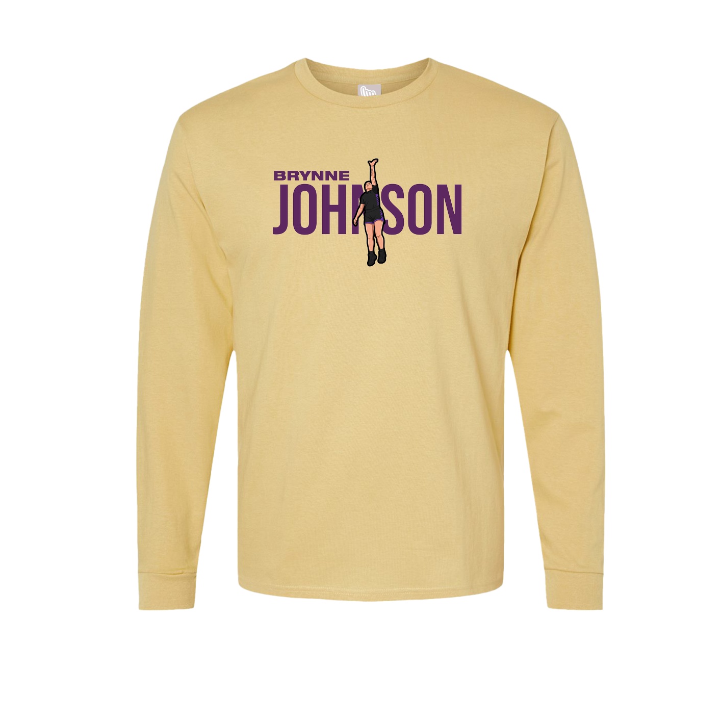 Long Sleeve Tee — Player Name in Vegas Gold