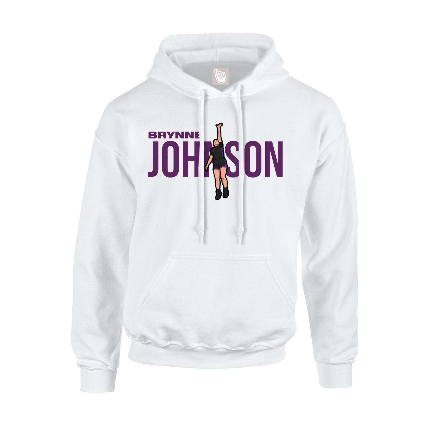 Hoodie — Player Name in White