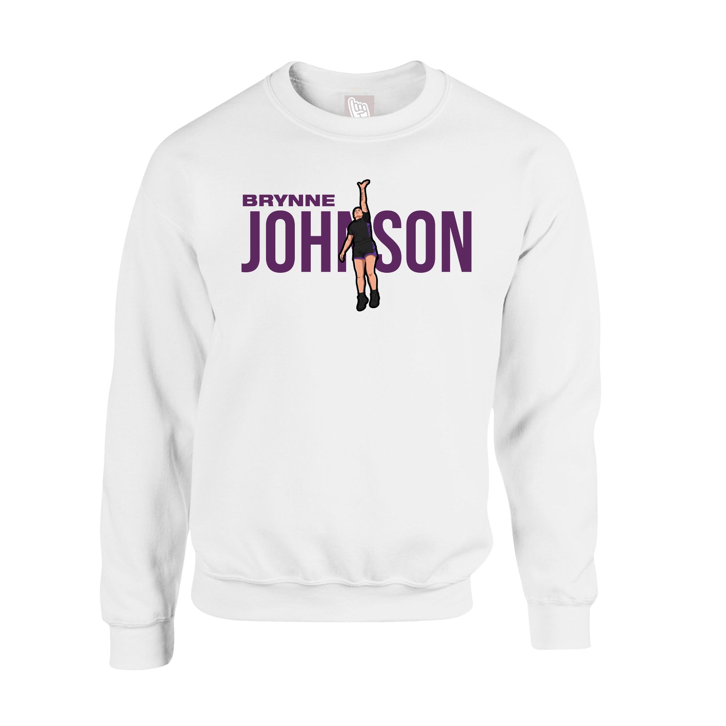 Fleece Crew — Player Name in White