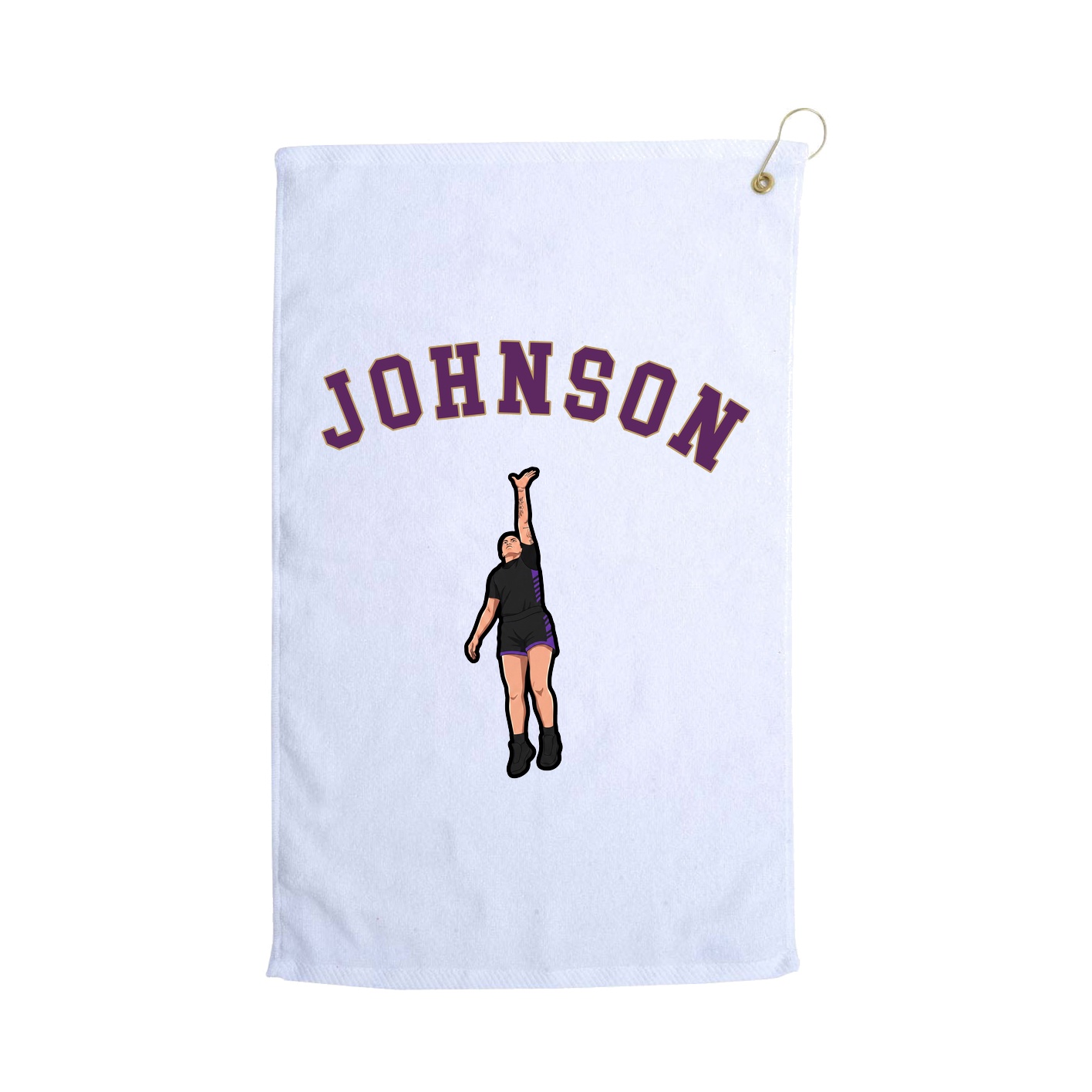 Golf Towel — Shirsey Arch in White