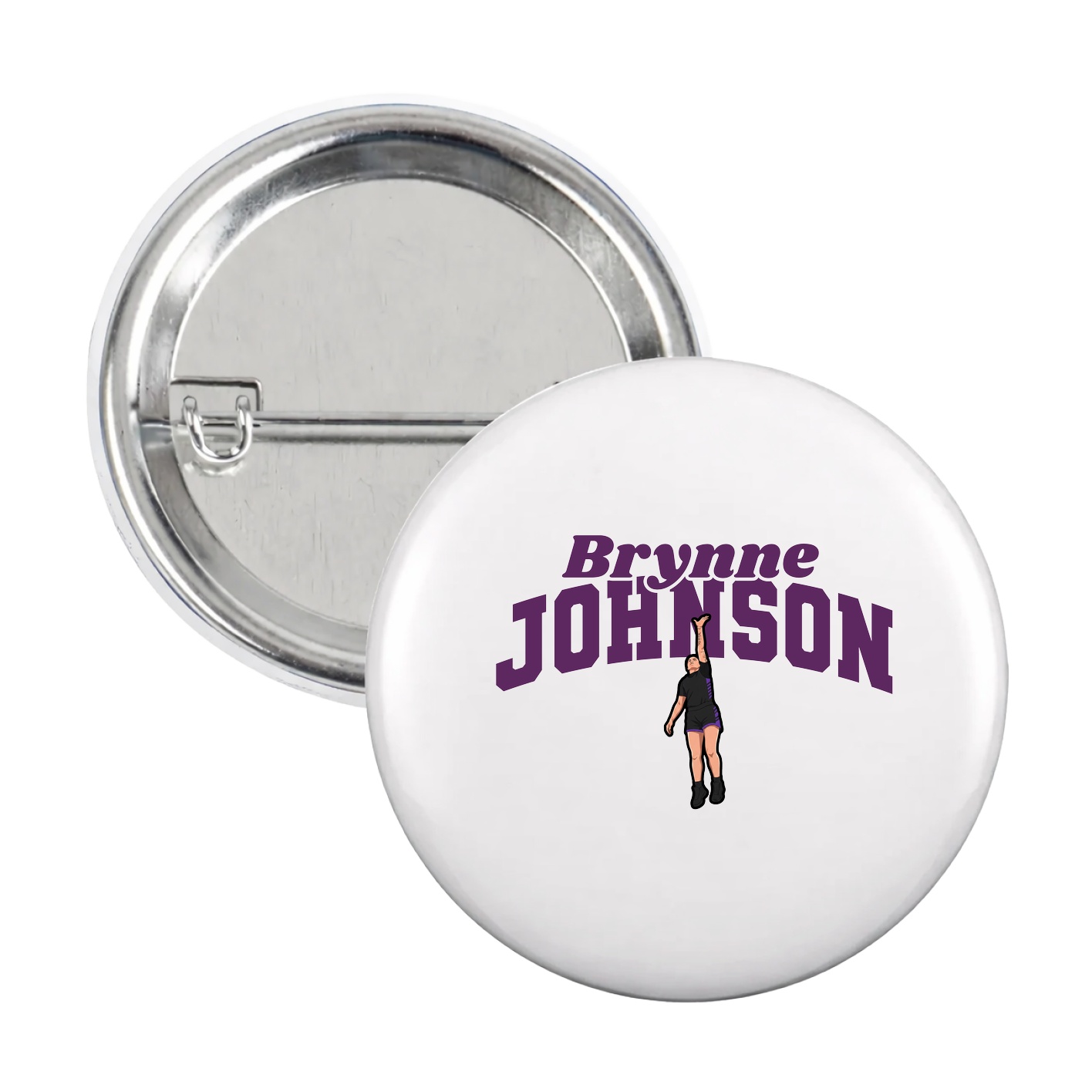 Game Day Button — Signature Arch in White