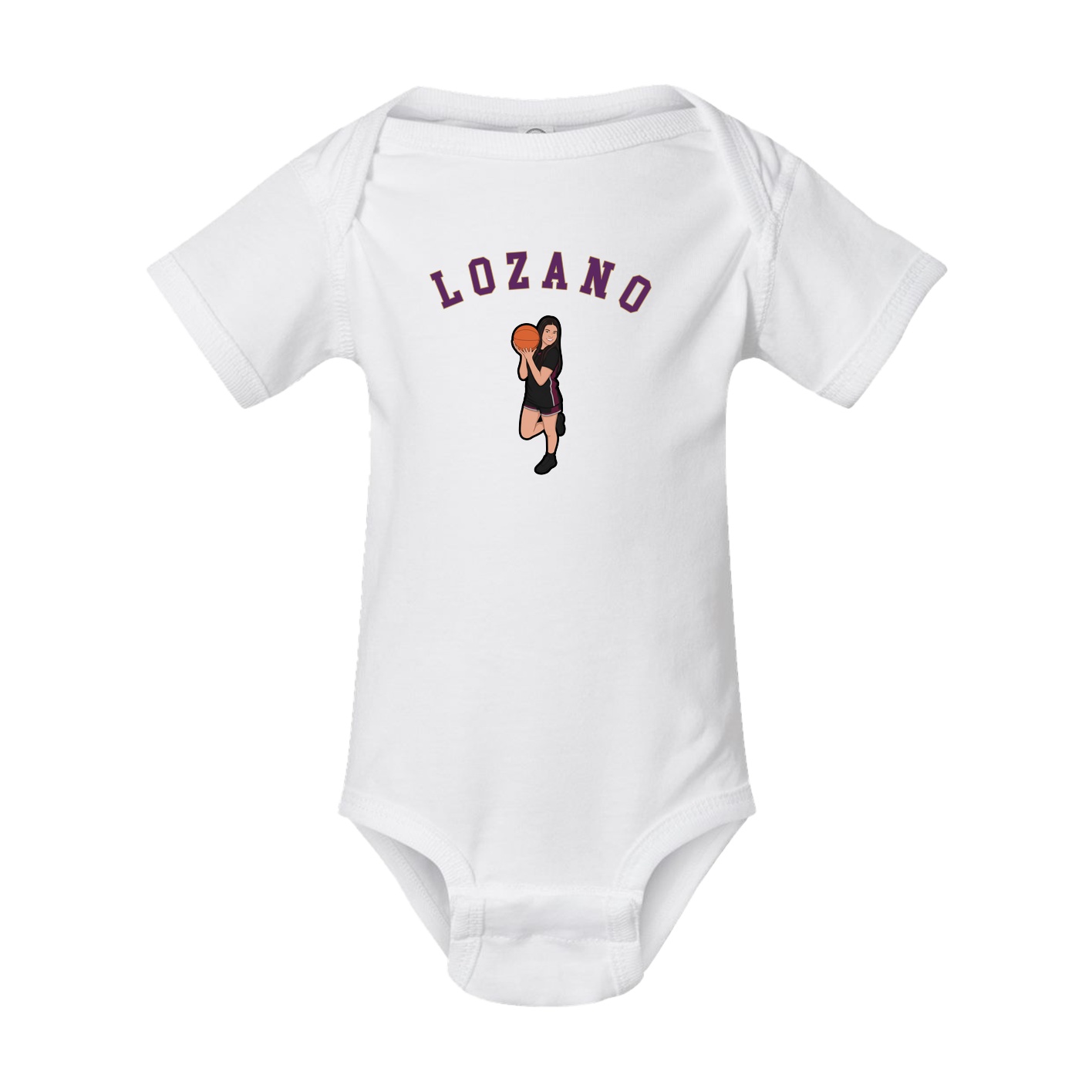 Baby Onesie — Shirsey Arch in White