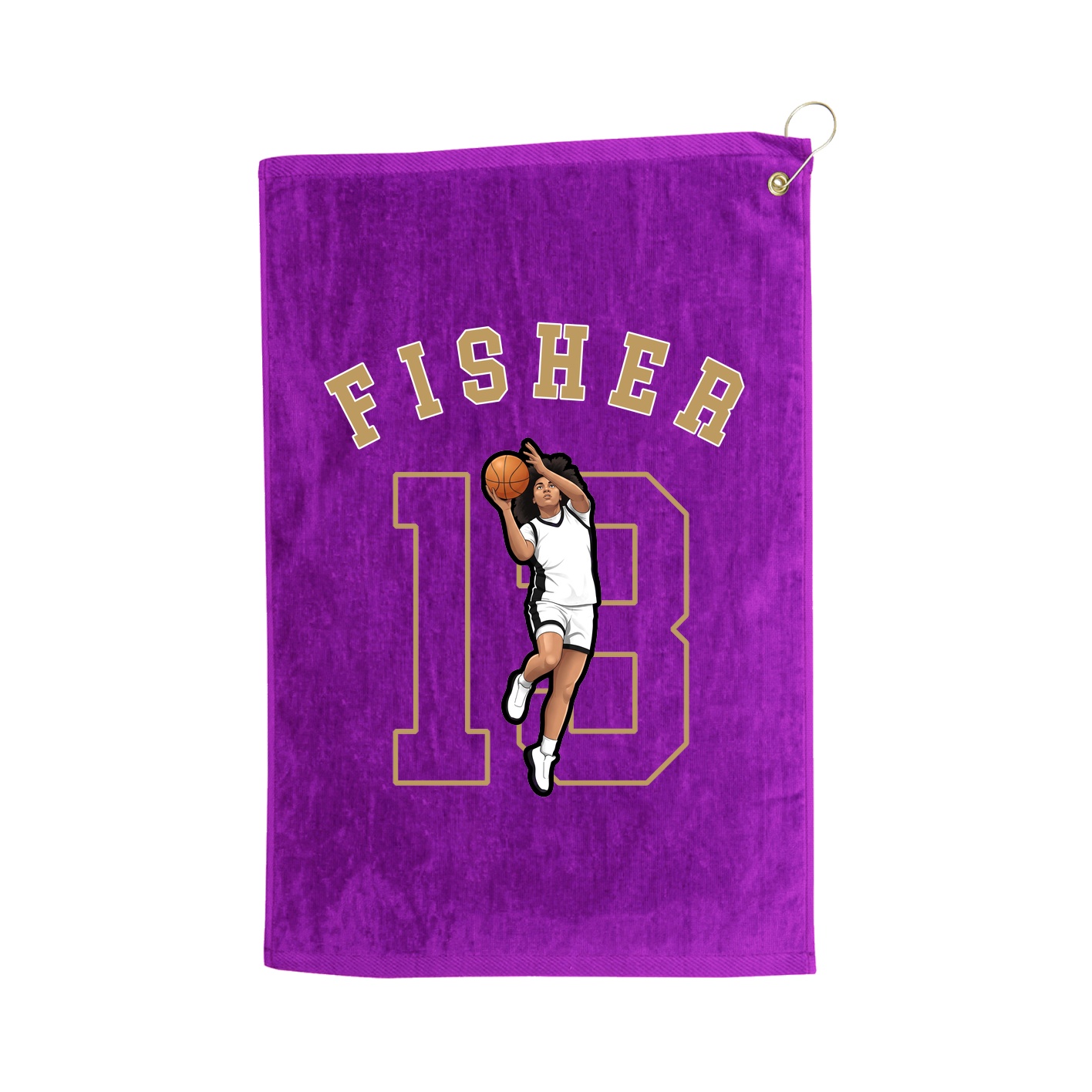 Golf Towel — Shirsey Arch in Purple